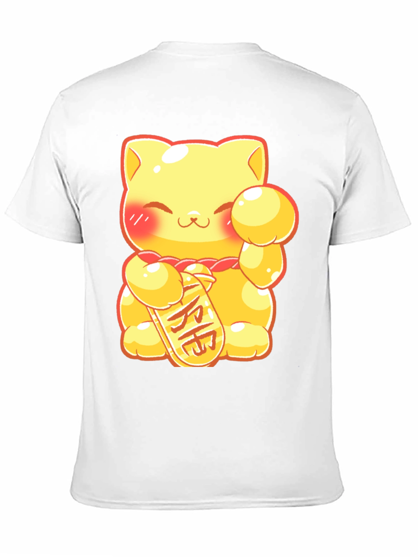 Black Lucky Cat Graphic Tee - Kawaii Style view 11