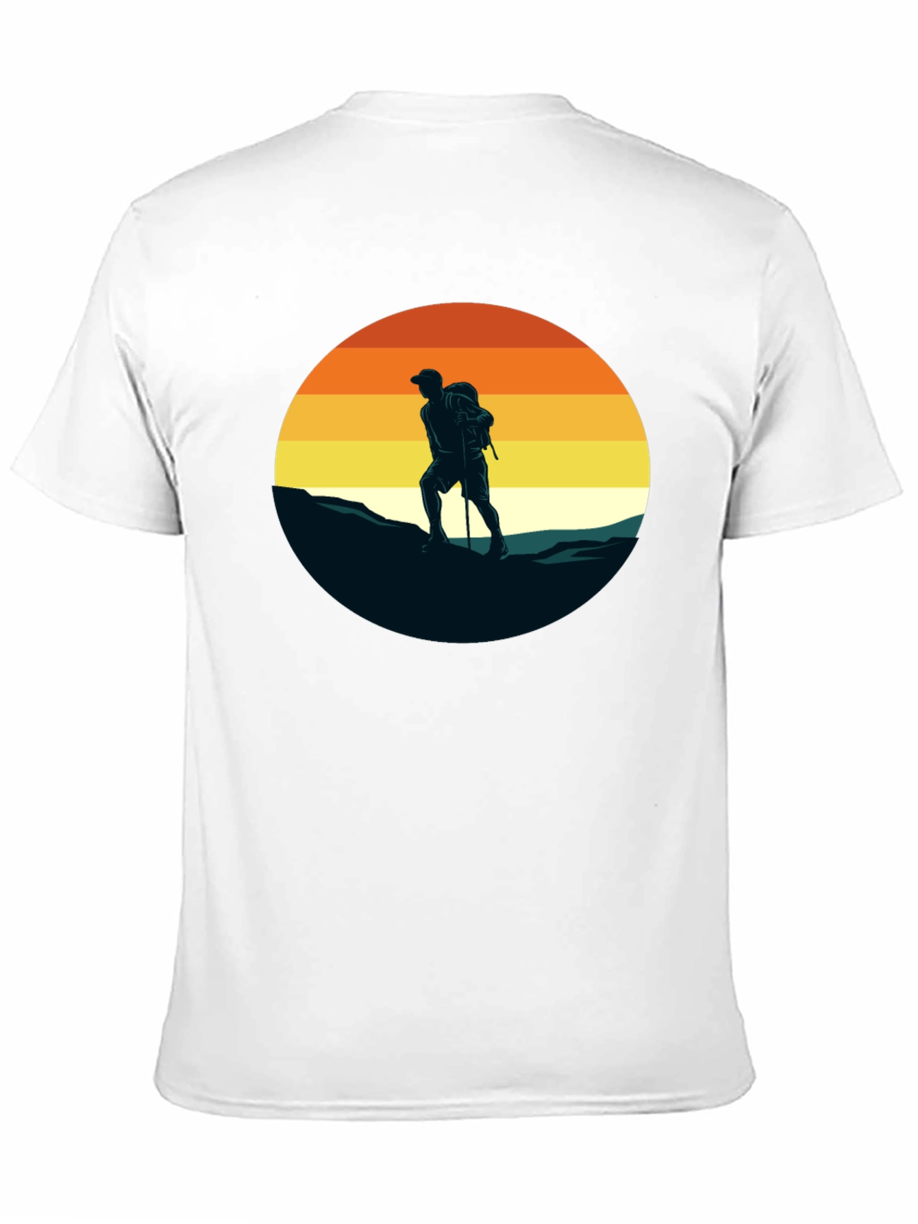 Black Hiking Adventure Graphic Tee - Black view 11