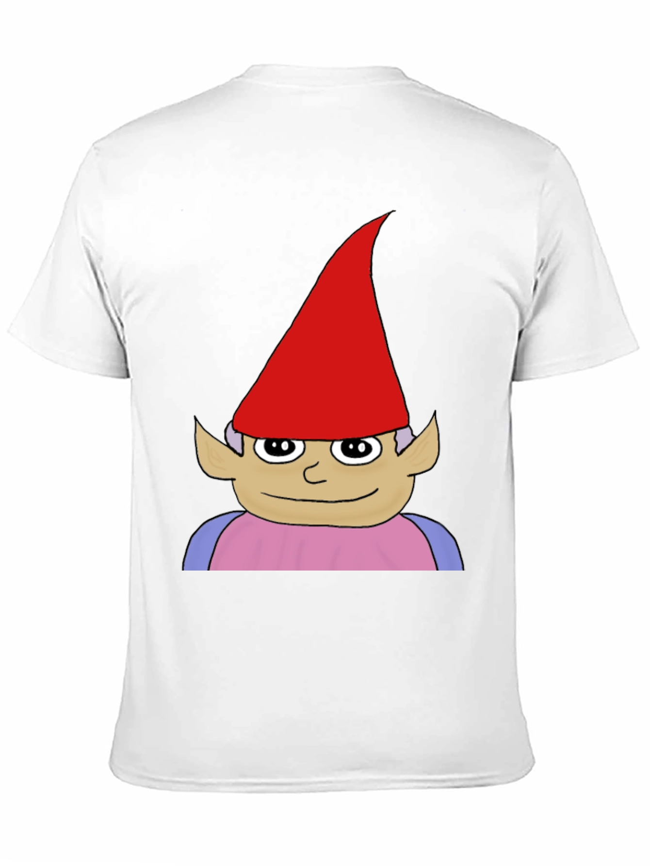 Black Gnome Graphic Tee - Black Casual Cotton T-Shirt view 11