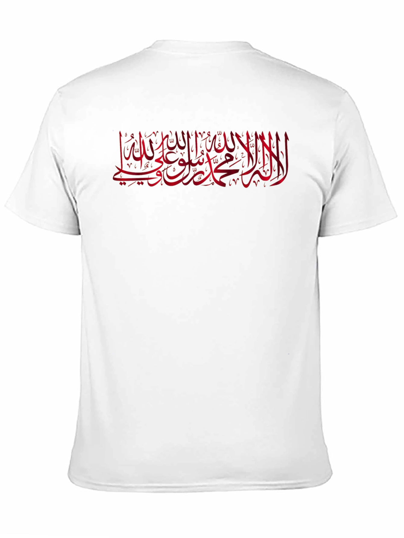 Black Black T-Shirt with Arabic Script Graphic Print view 11