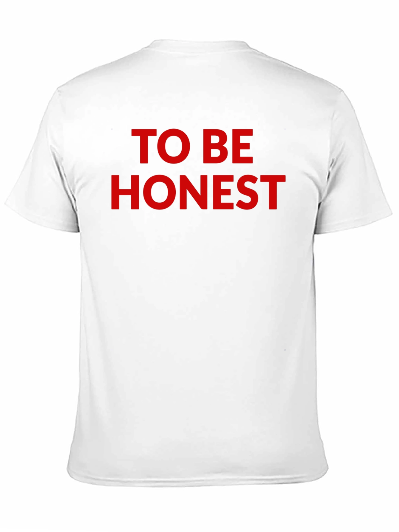 Black To Be Honest Graphic Tee - Soft Cotton Blend T-Shirt view 11