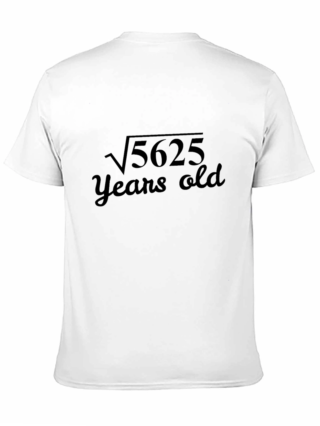 Black Funny 75 Years Old Math T-Shirt view 11