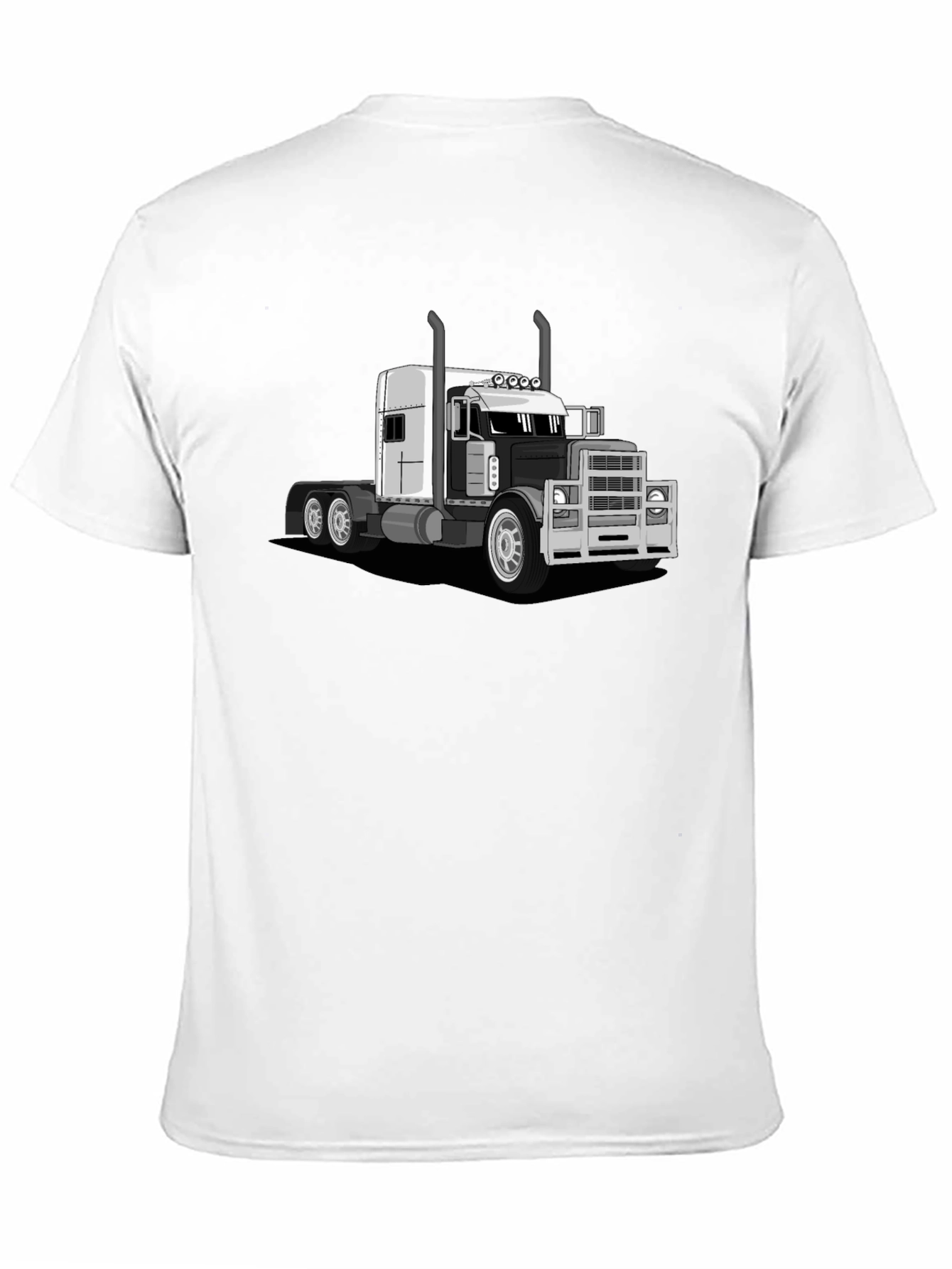 Black Truck Graphic T-Shirt - Black view 11
