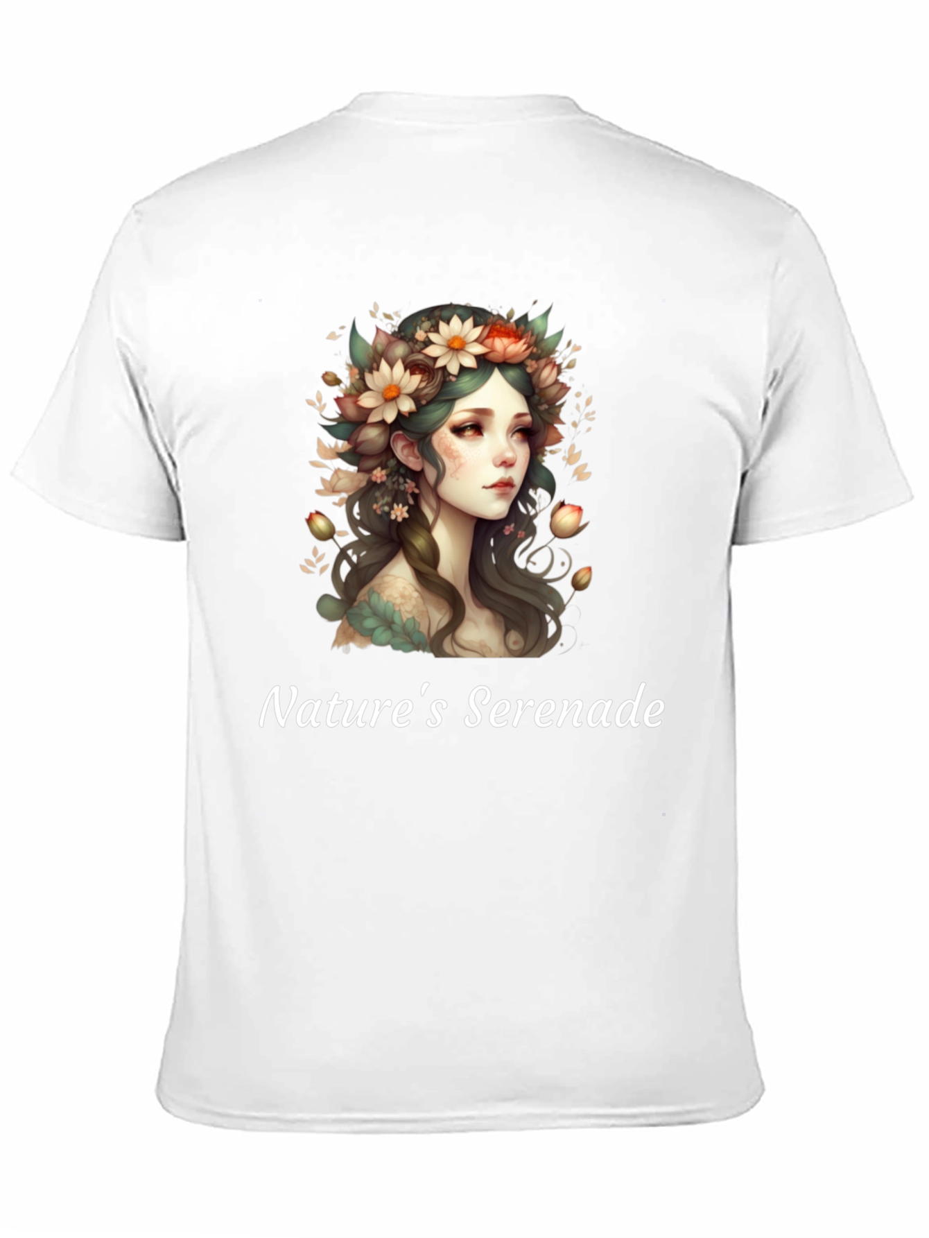 Black Nature's Serenade Graphic T-Shirt view 11