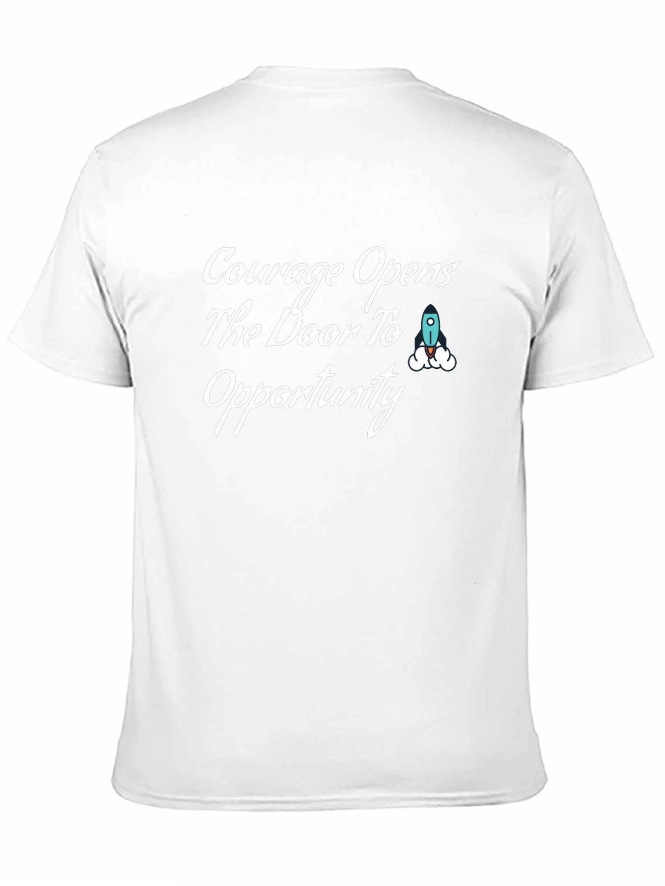 Black Courage Opens Opportunity T-Shirt - Soft Cotton Blend view 11