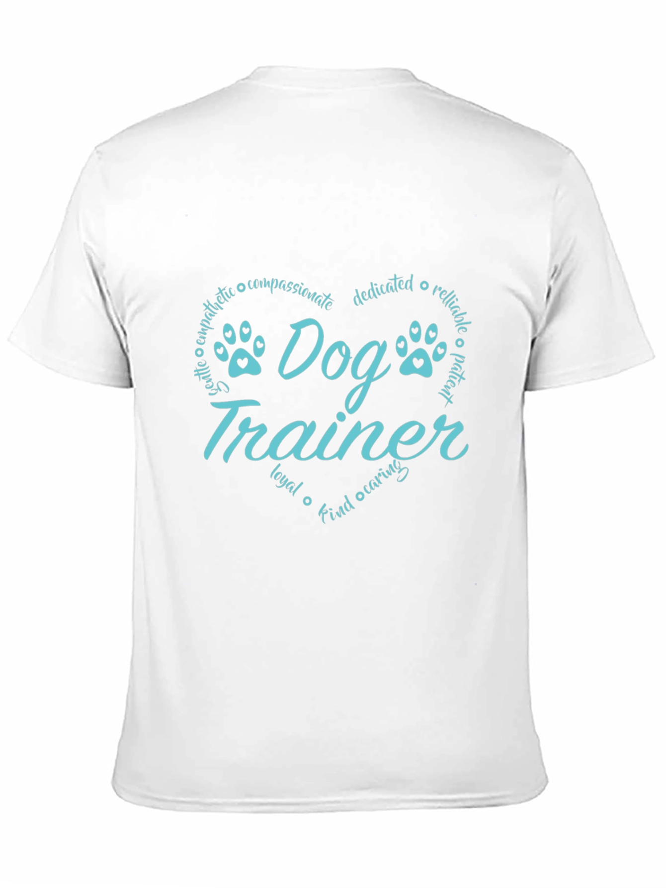 Black Dog Trainer Heart Graphic Tee - Black view 11