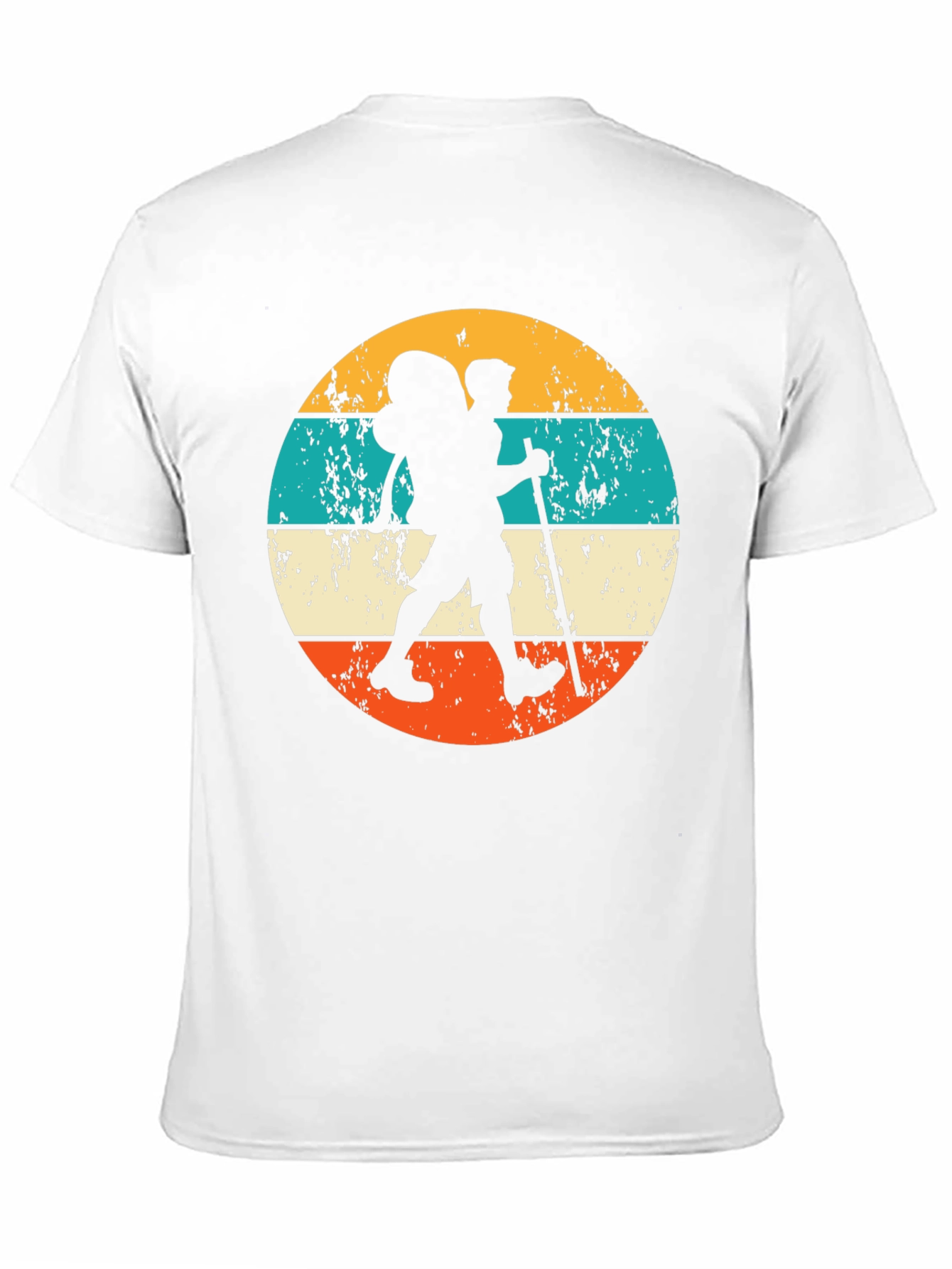 Black Hiking Retro T-Shirt - Vintage Outdoor Adventure Tee view 11