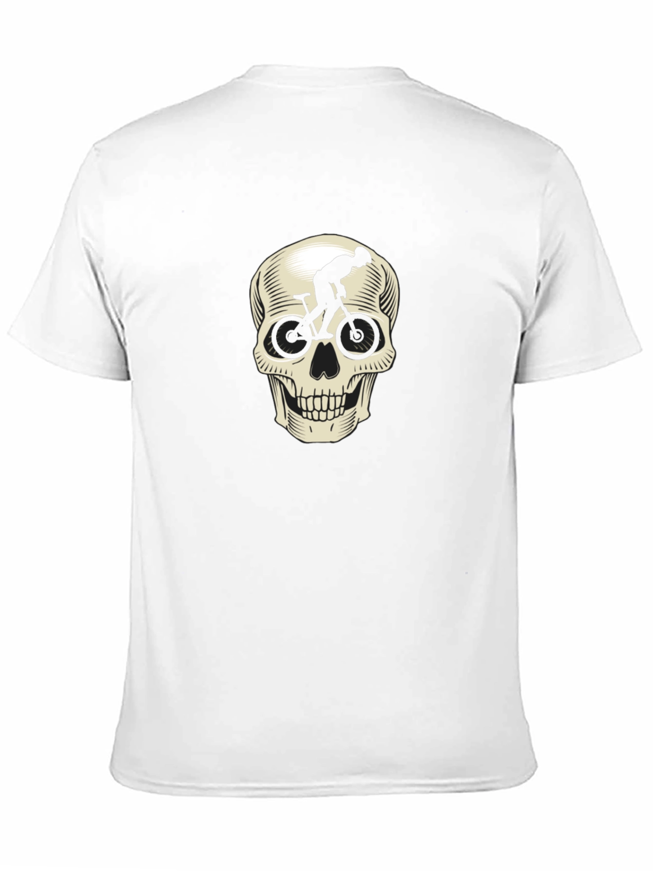 Black Skull Cycling T-Shirt - Ride or Die Graphic Tee view 11