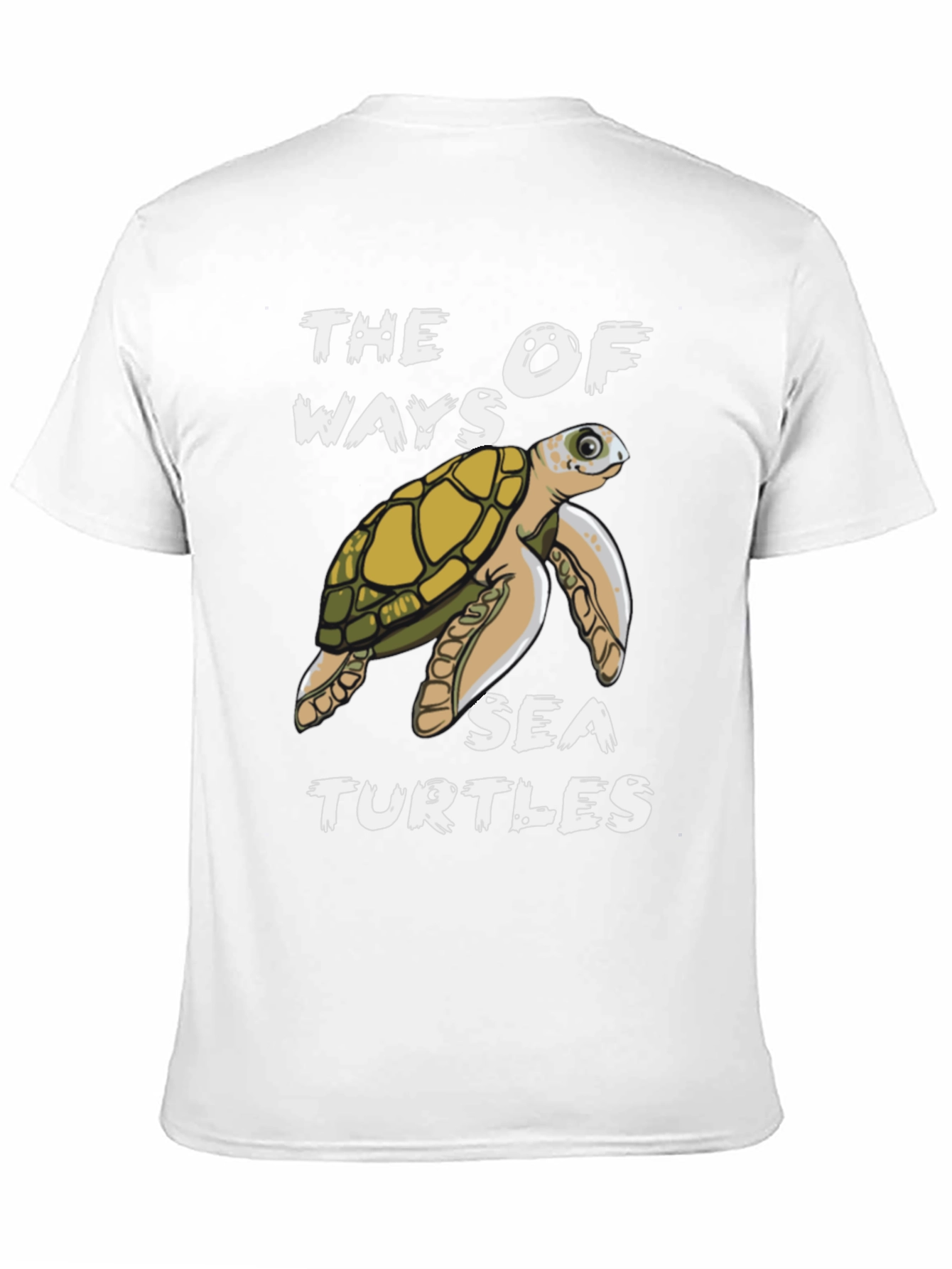 Black Sea Turtle Graphic Tee view 11