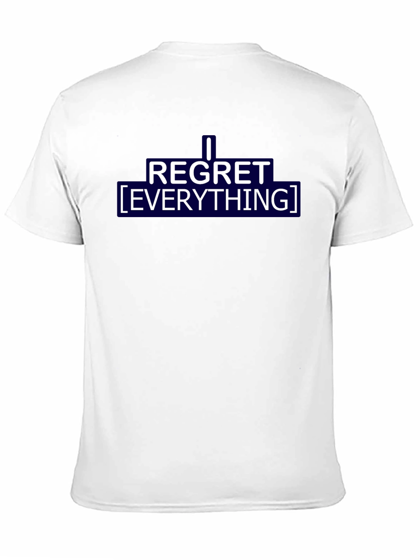 Black I Regret Everything Graphic Tee - Black view 11