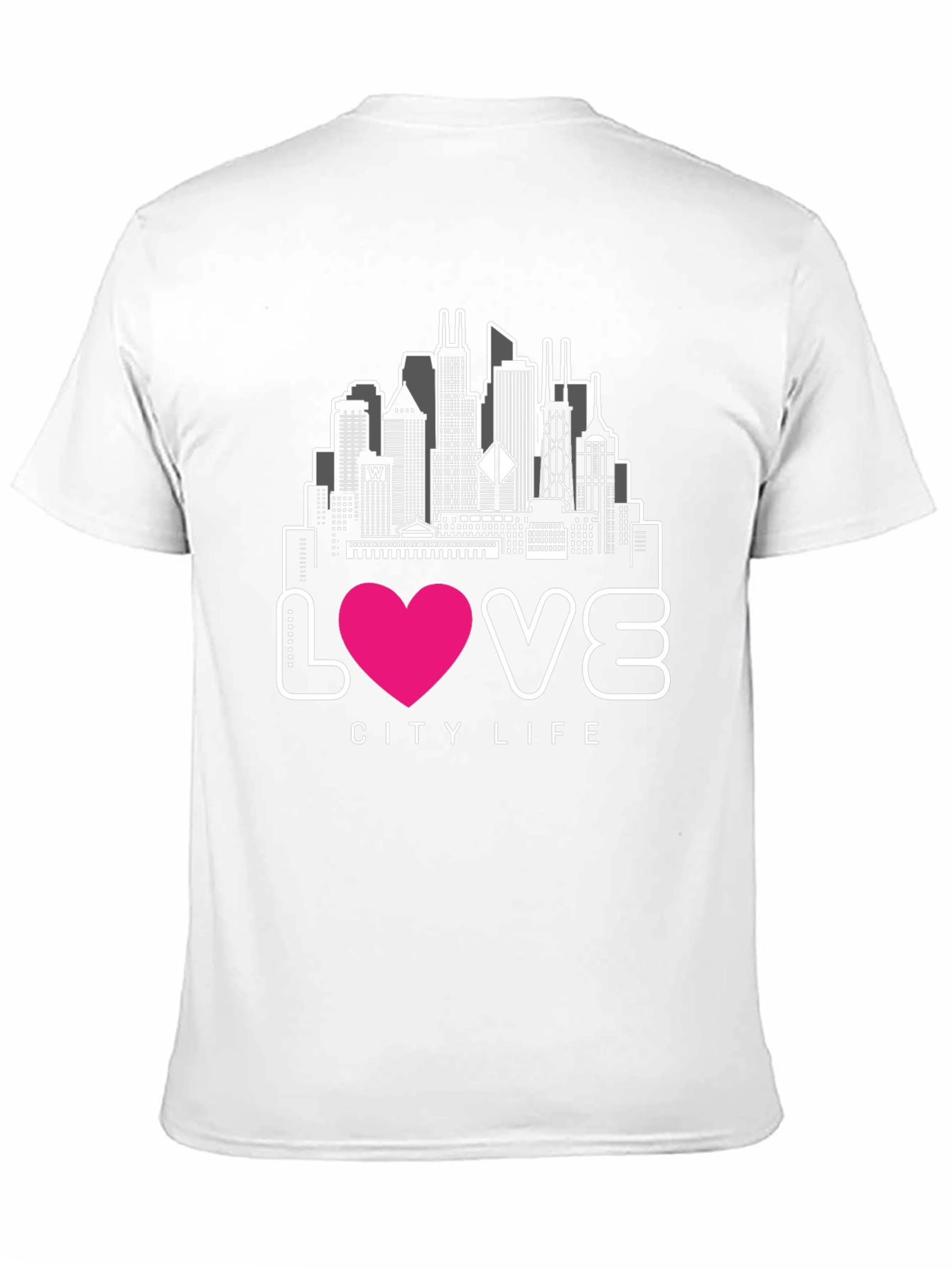 Black Love City Life Graphic Tee - Black view 11