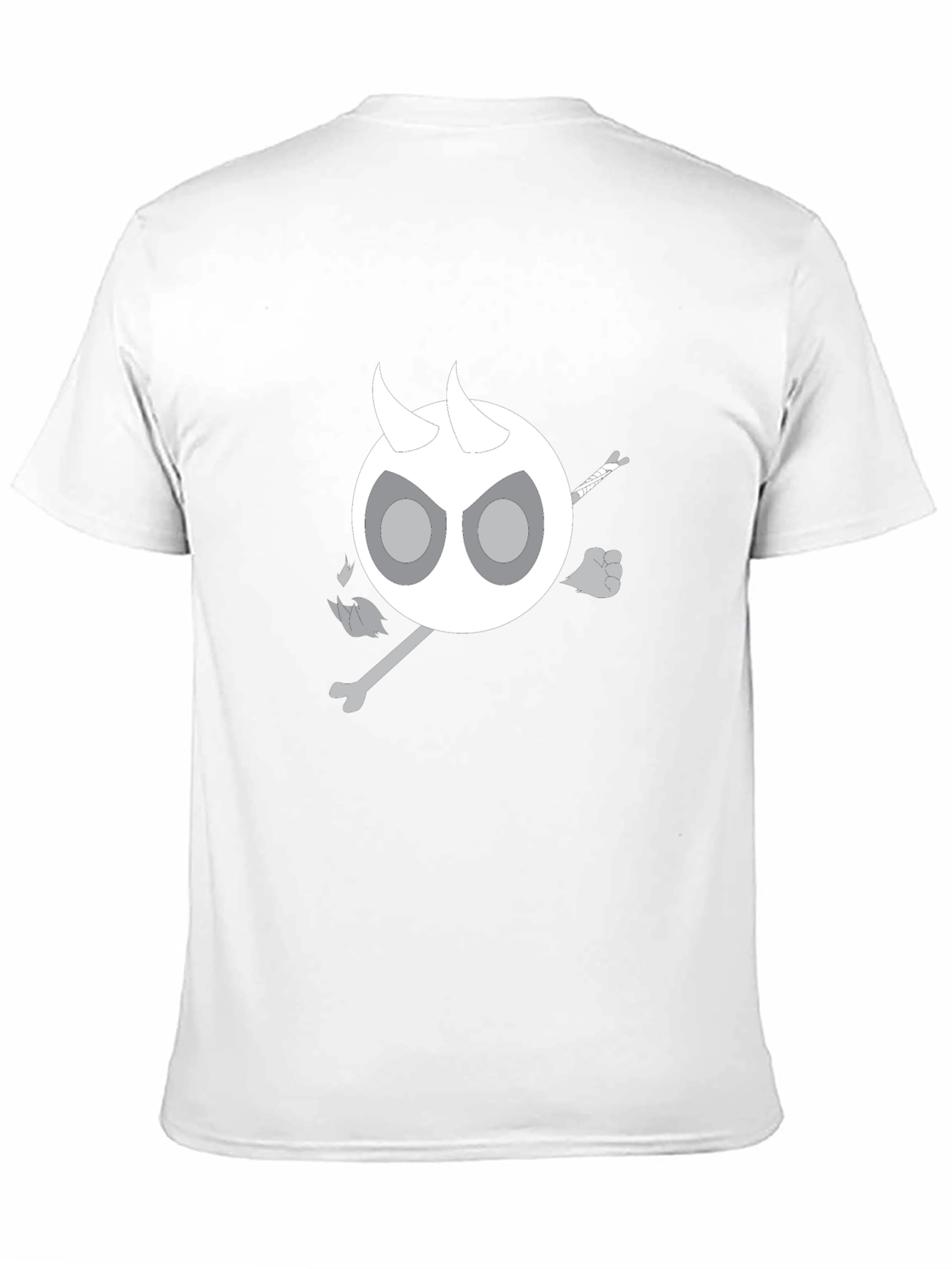 Black Devil Skeleton T-Shirt - Black Cotton Blend view 11