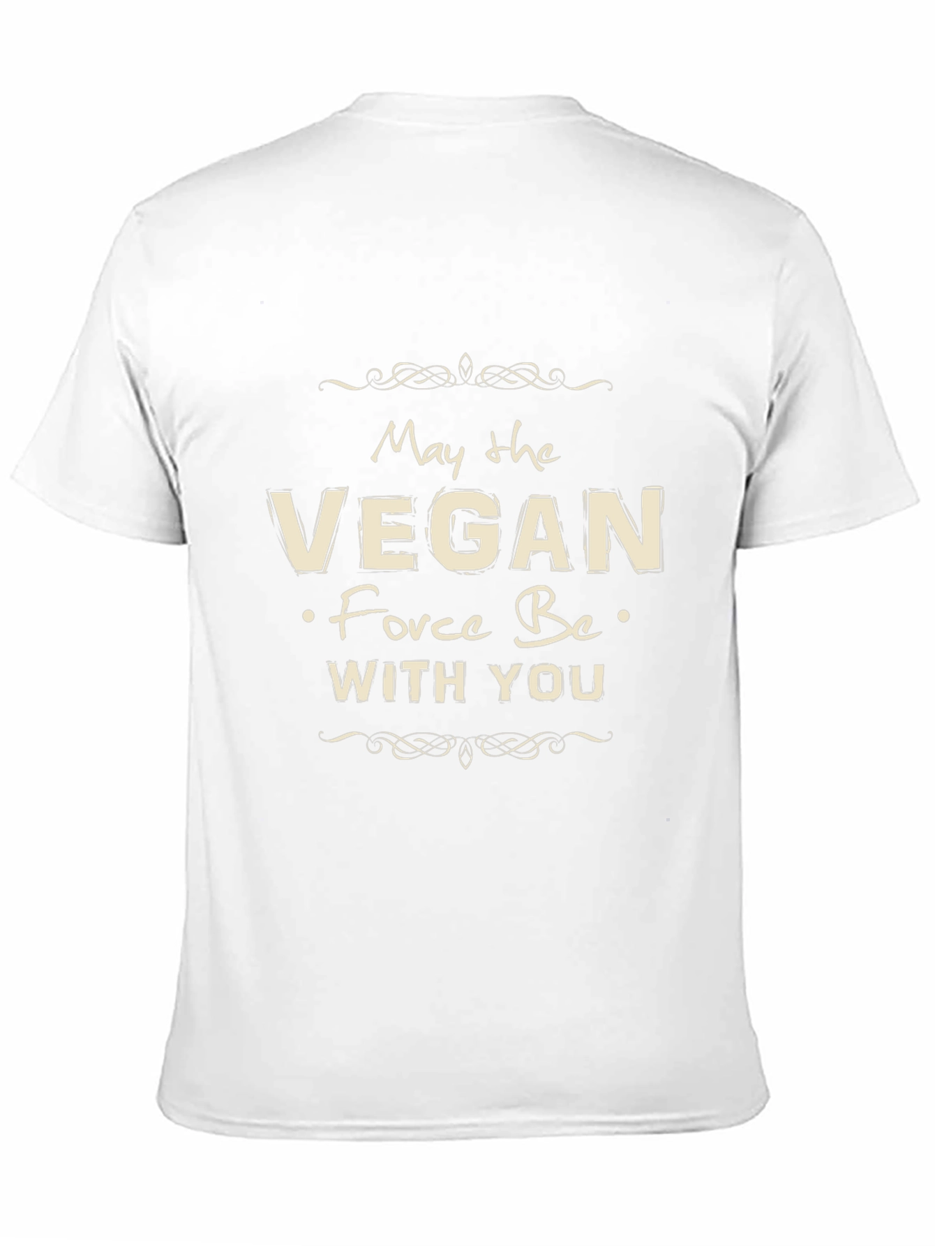Vegan Force Be With You Black T-Shirt - 11