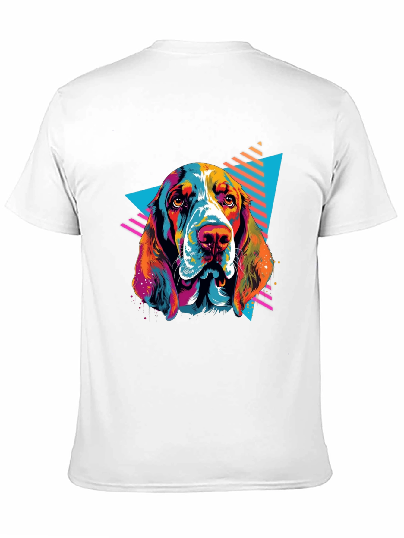 Black Retro Dog Graphic Tee - Black view 11