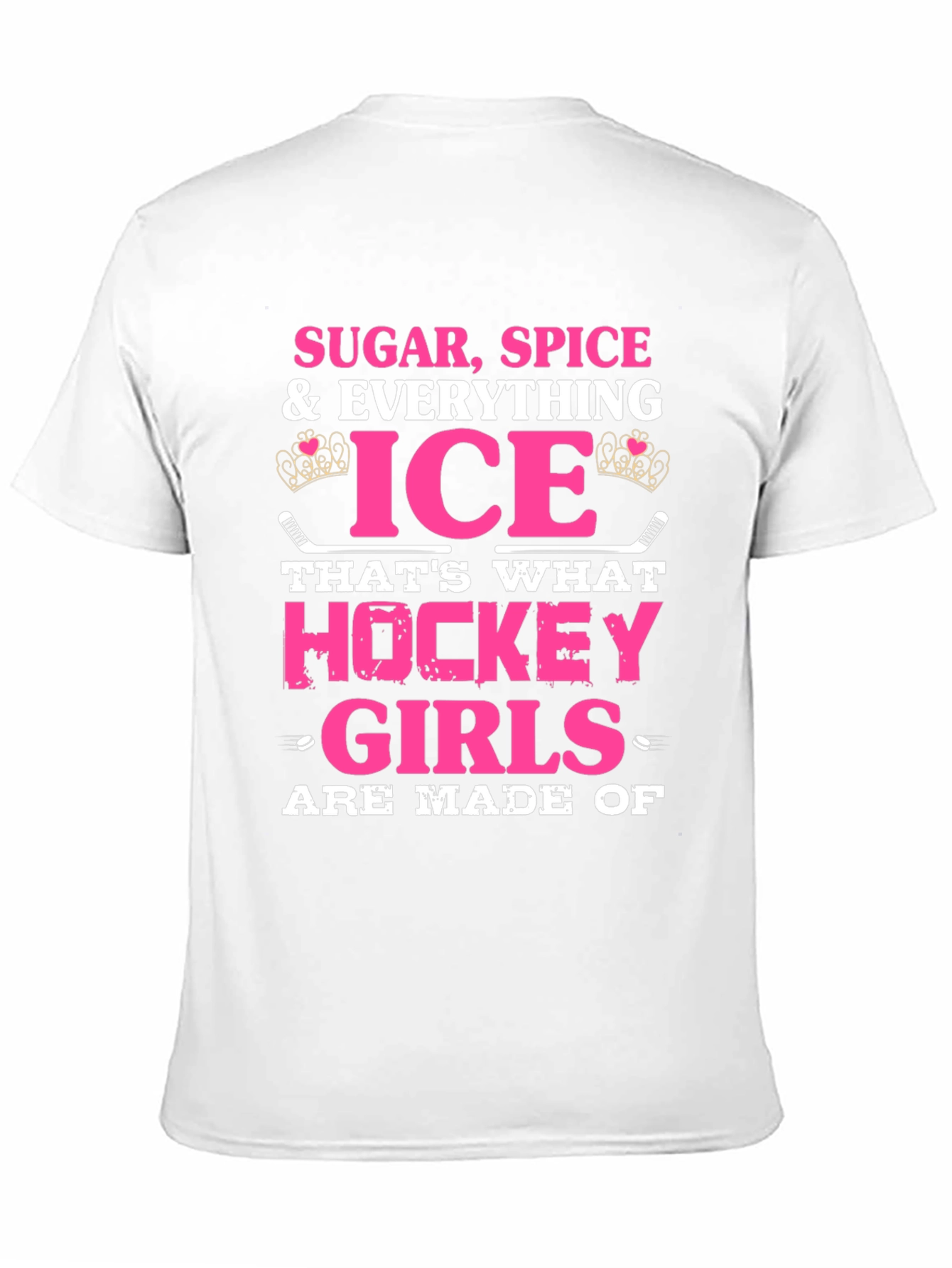 Black Sugar Spice Hockey Girls T-Shirt view 11