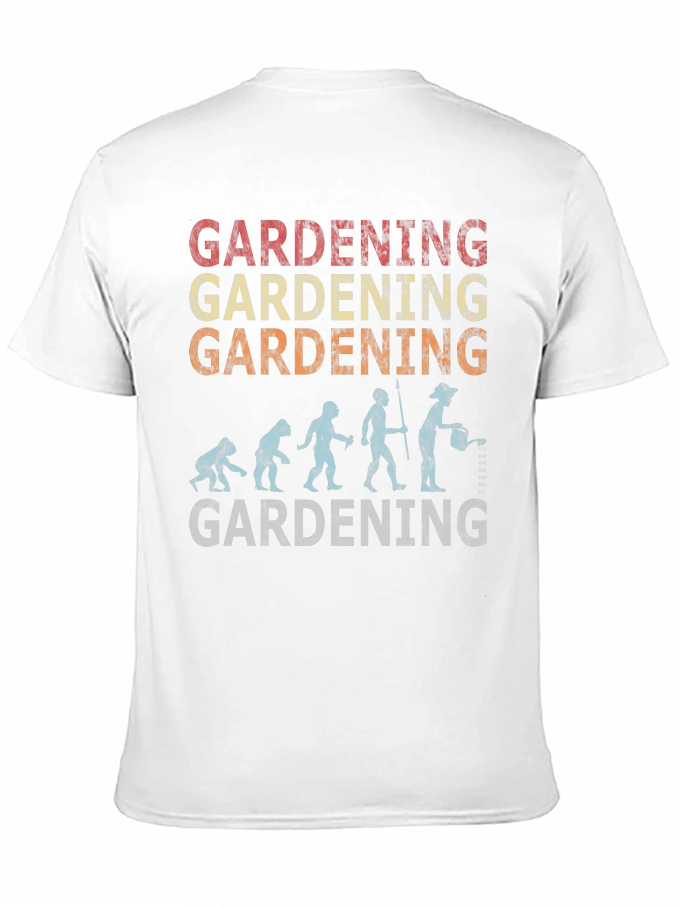 Black Gardening Evolution T-Shirt Funny Gardener Tee view 11