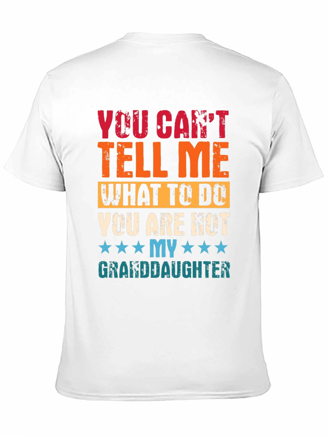 Black Funny Granddaughter T-Shirt view 11