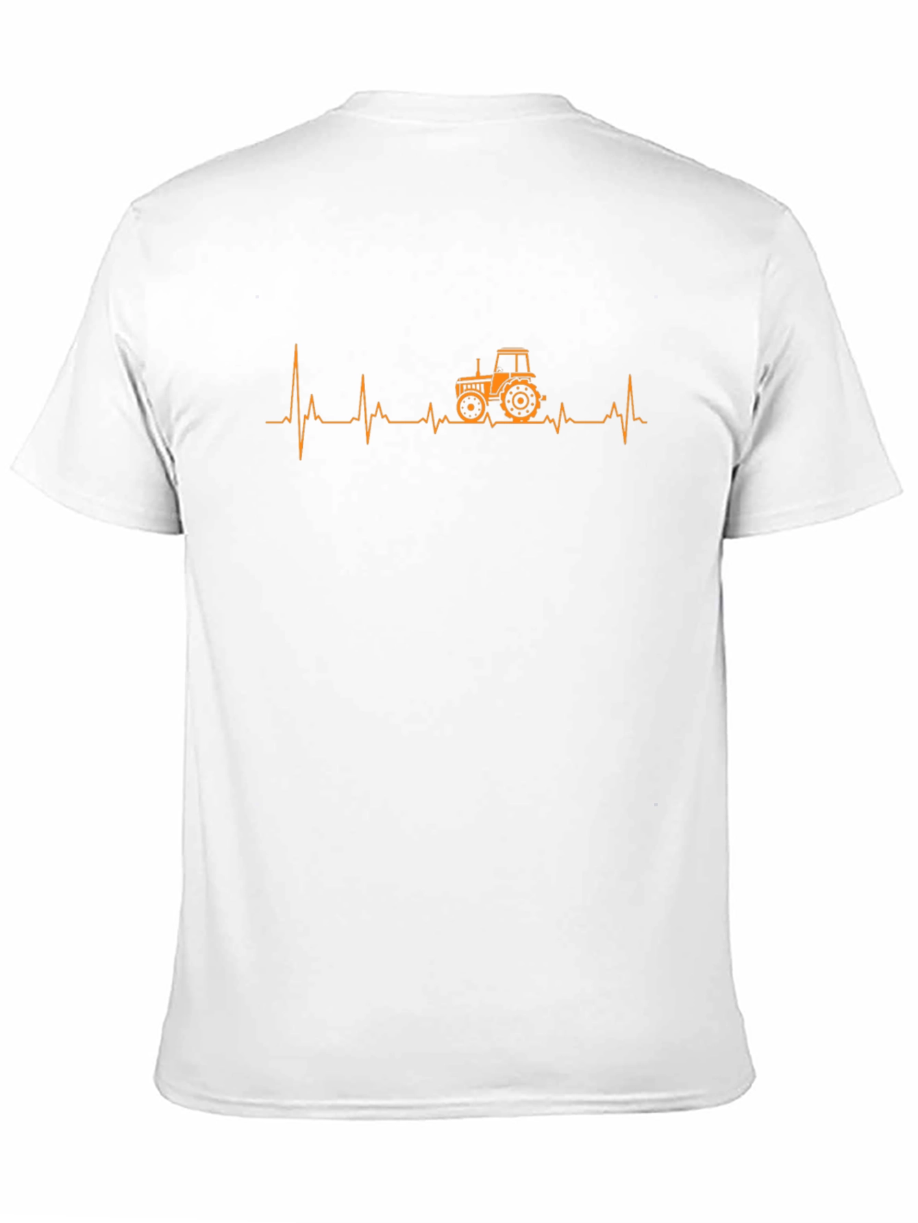 Black Tractor Heartbeat Graphic Tee - Black view 11