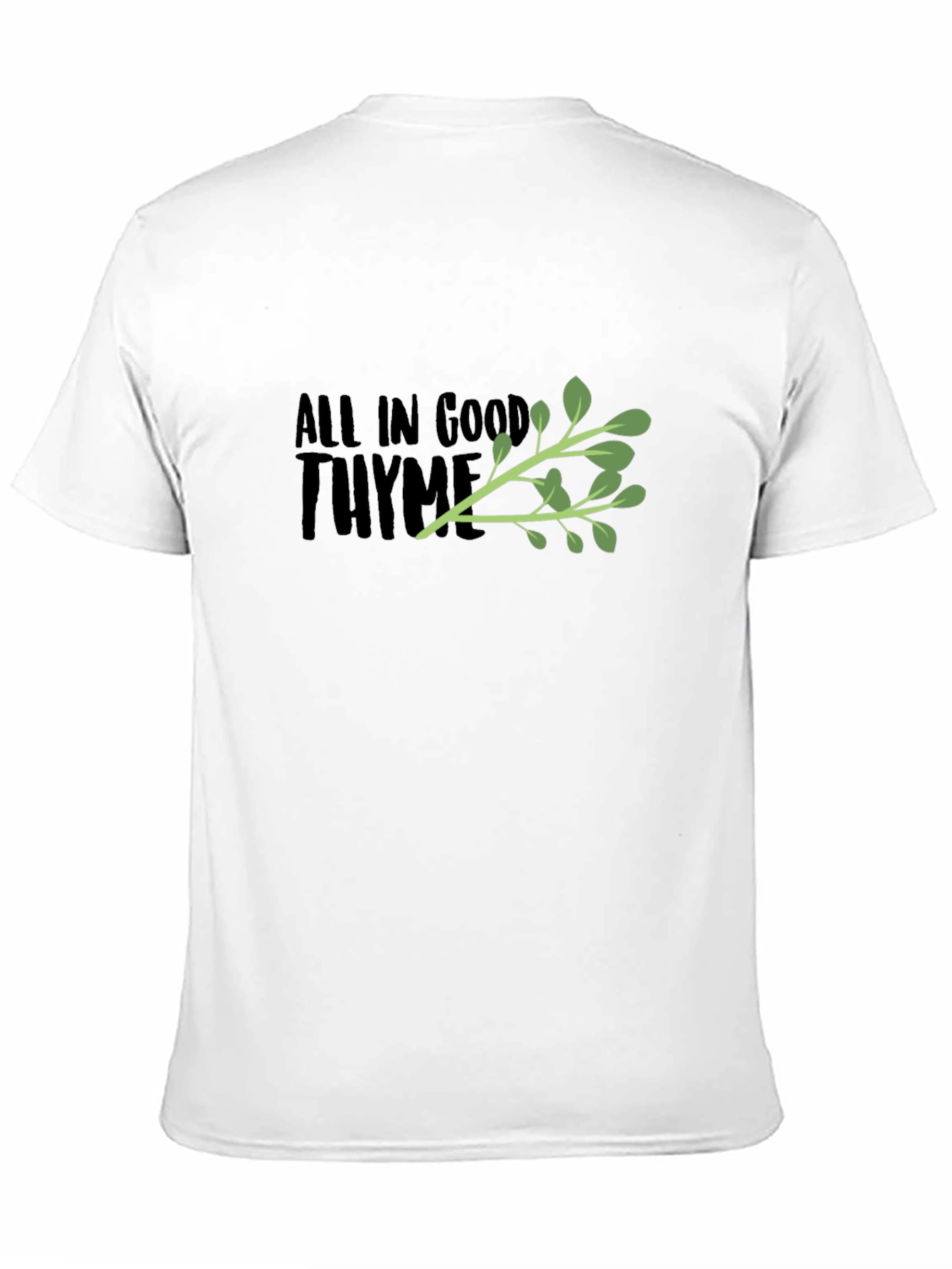 Black All in Good Thyme Graphic Tee view 11
