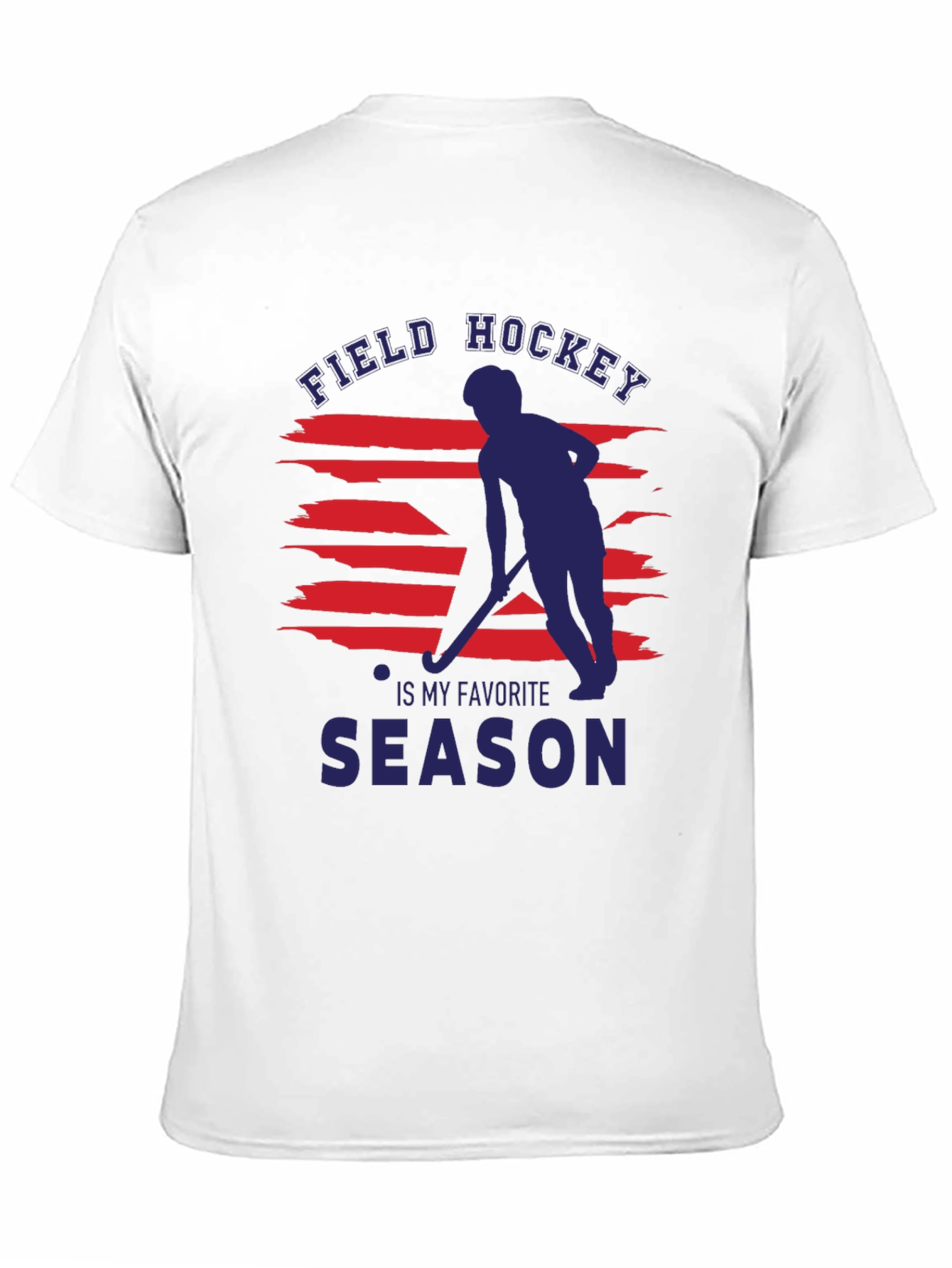 Black Field Hockey Favorite Season Graphic Tee view 11