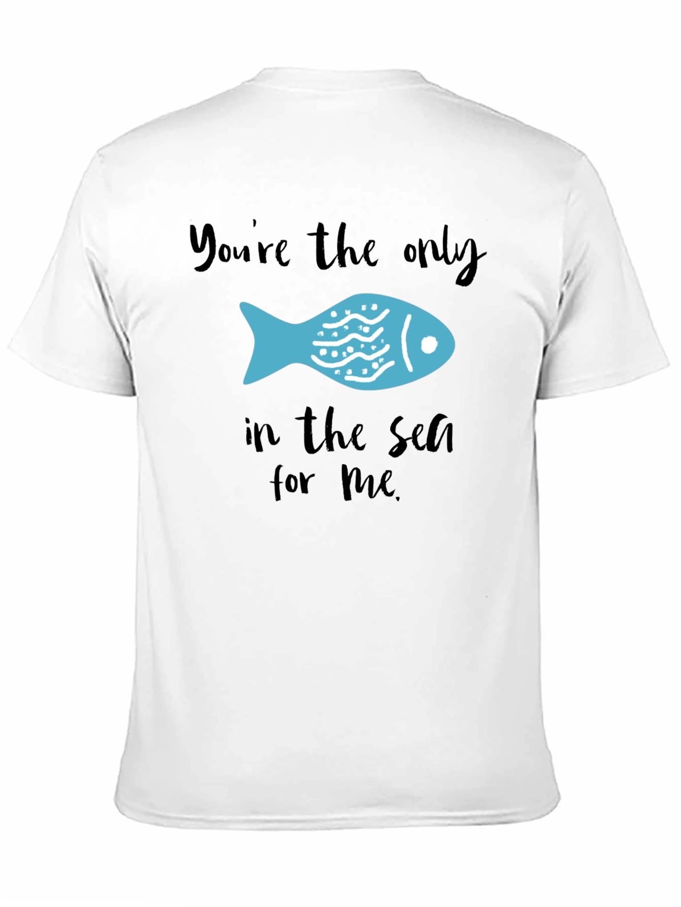 Black You're The Only Fish in the Sea Graphic T-Shirt view 11