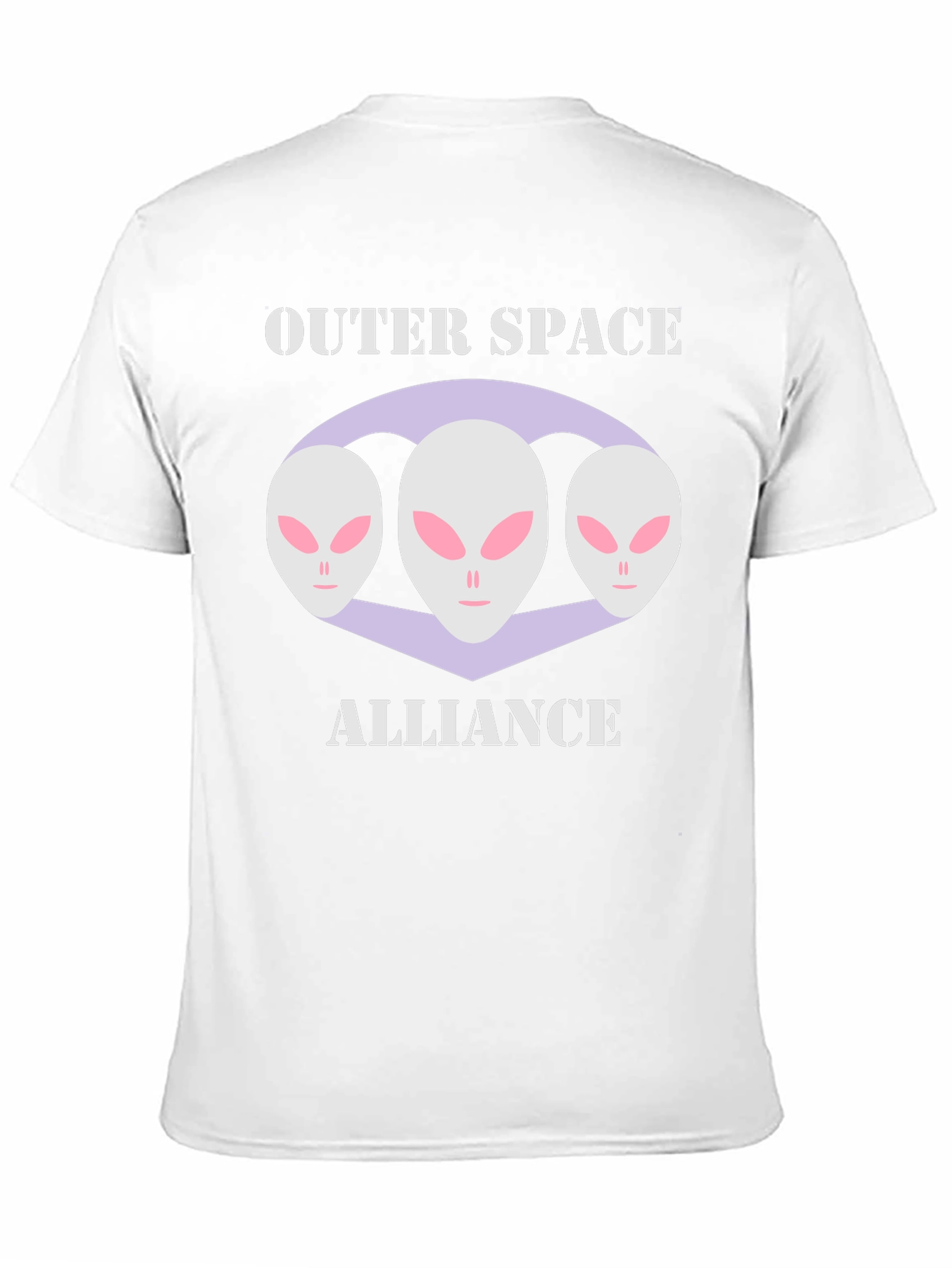 Black Outer Space Alliance Alien Graphic T-Shirt view 11