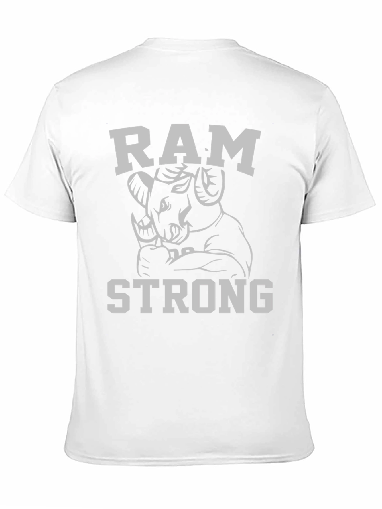 Black Ram Strong Graphic T-Shirt - Black view 11