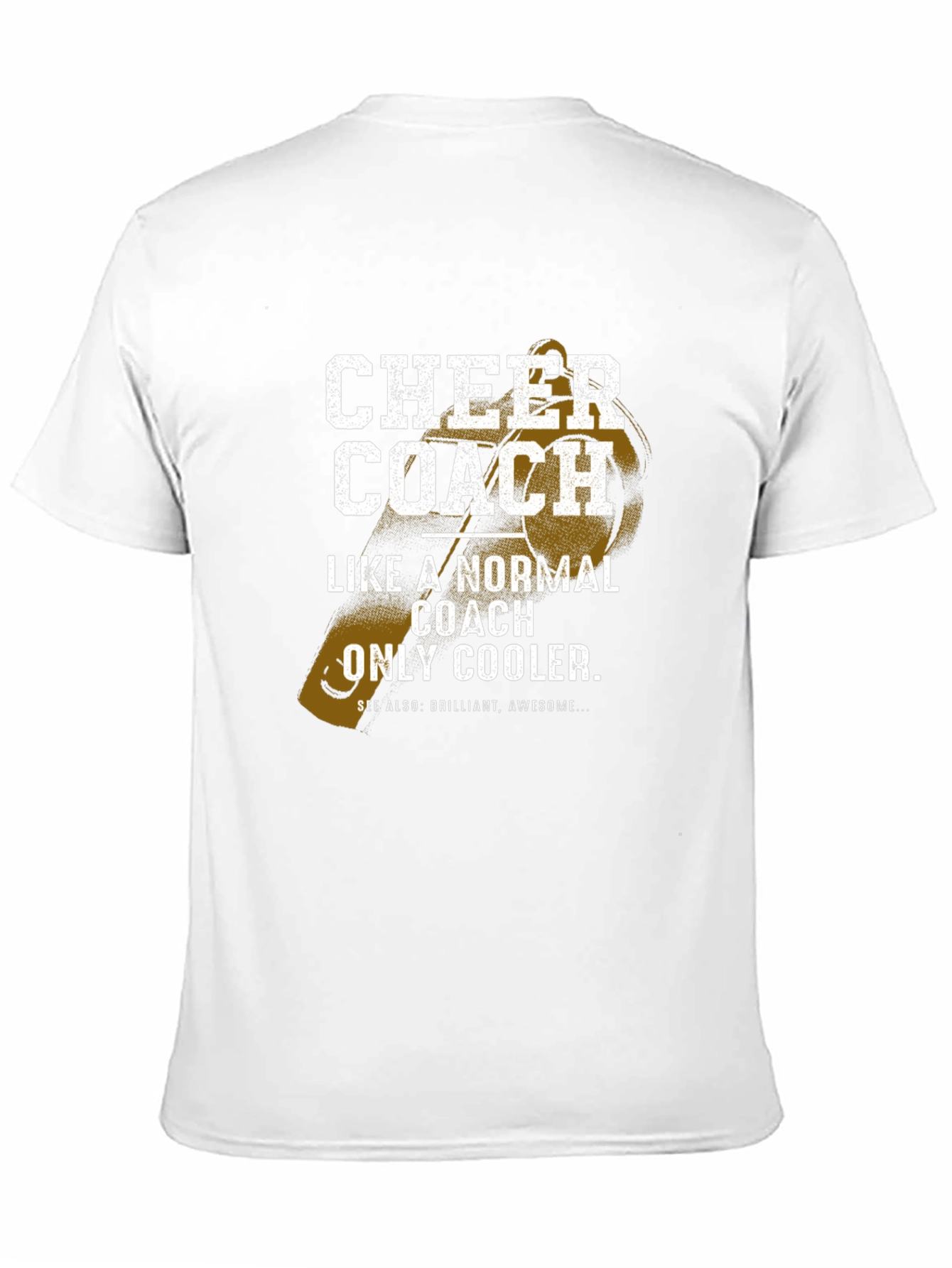 Black Cheer Coach T-Shirt - Like a Normal Coach Only Cooler view 11