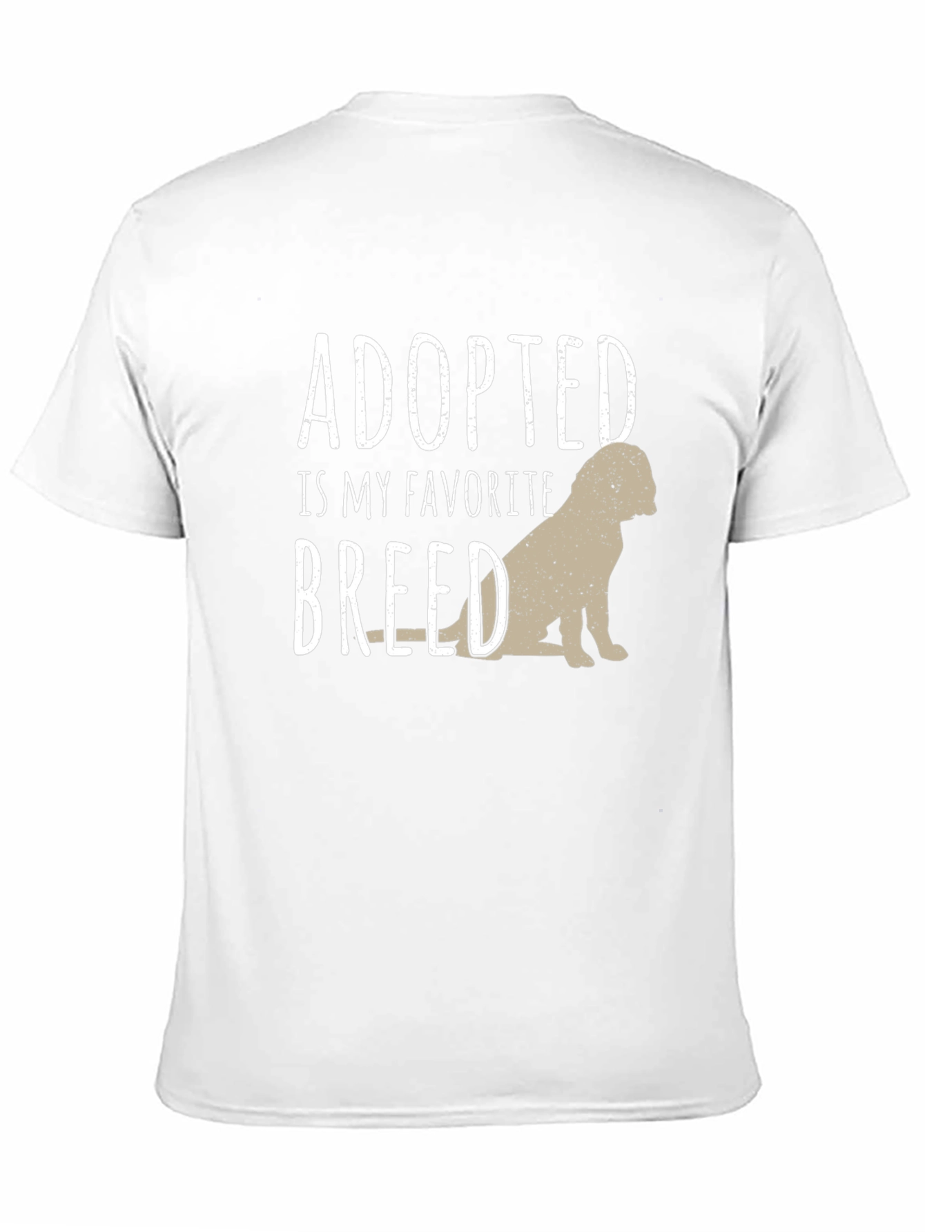 Black Adopted is My Favorite Breed T-Shirt view 11