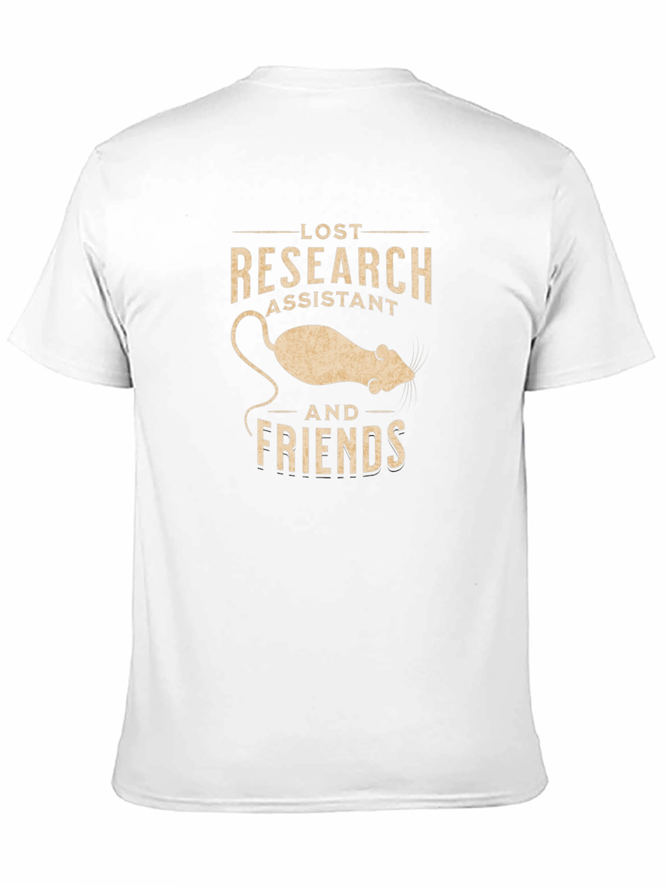 Black Lost Research Assistant T-Shirt view 11