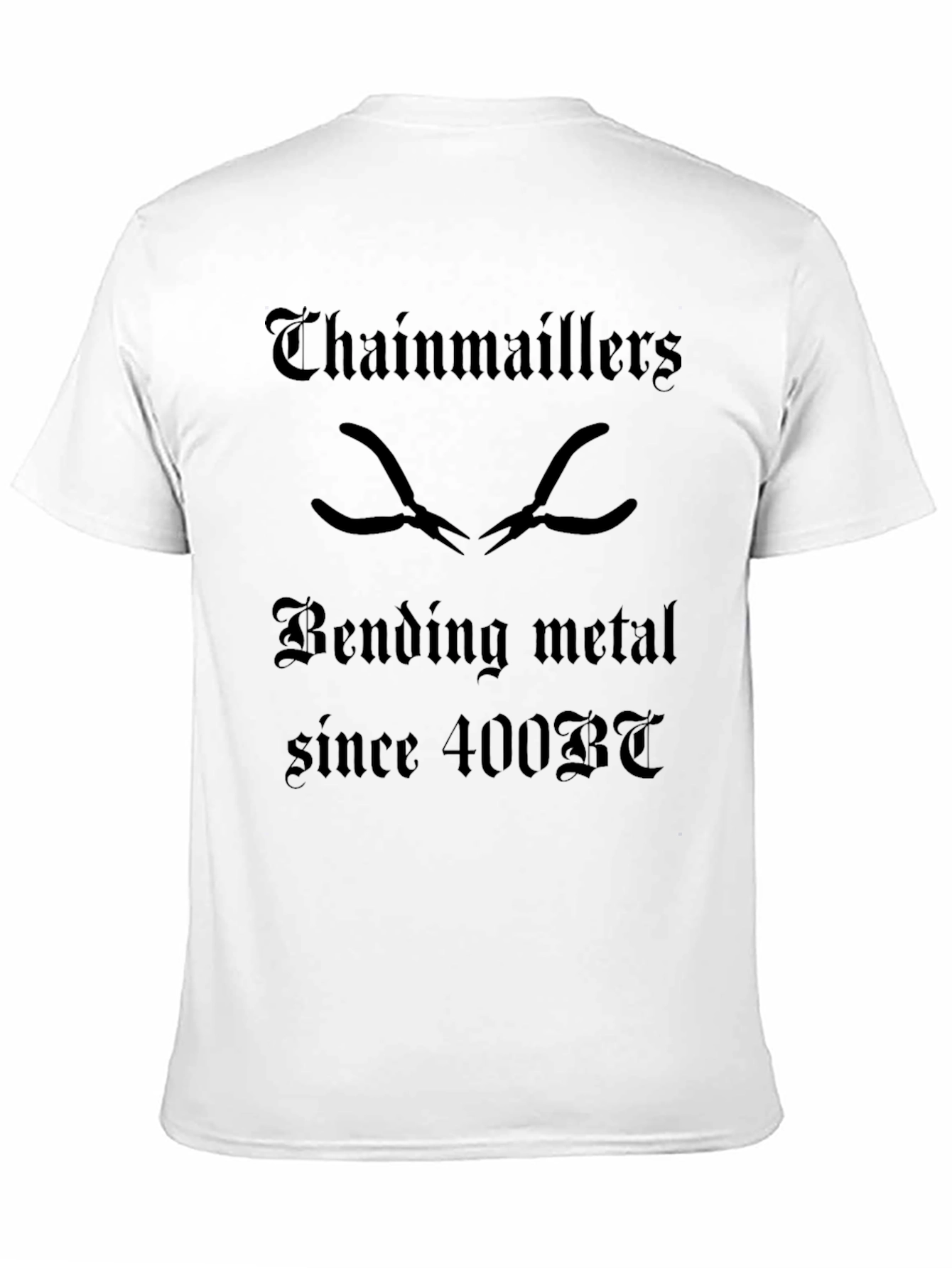Black Chainmaille Bending Metal Since 400BT T-Shirt view 11