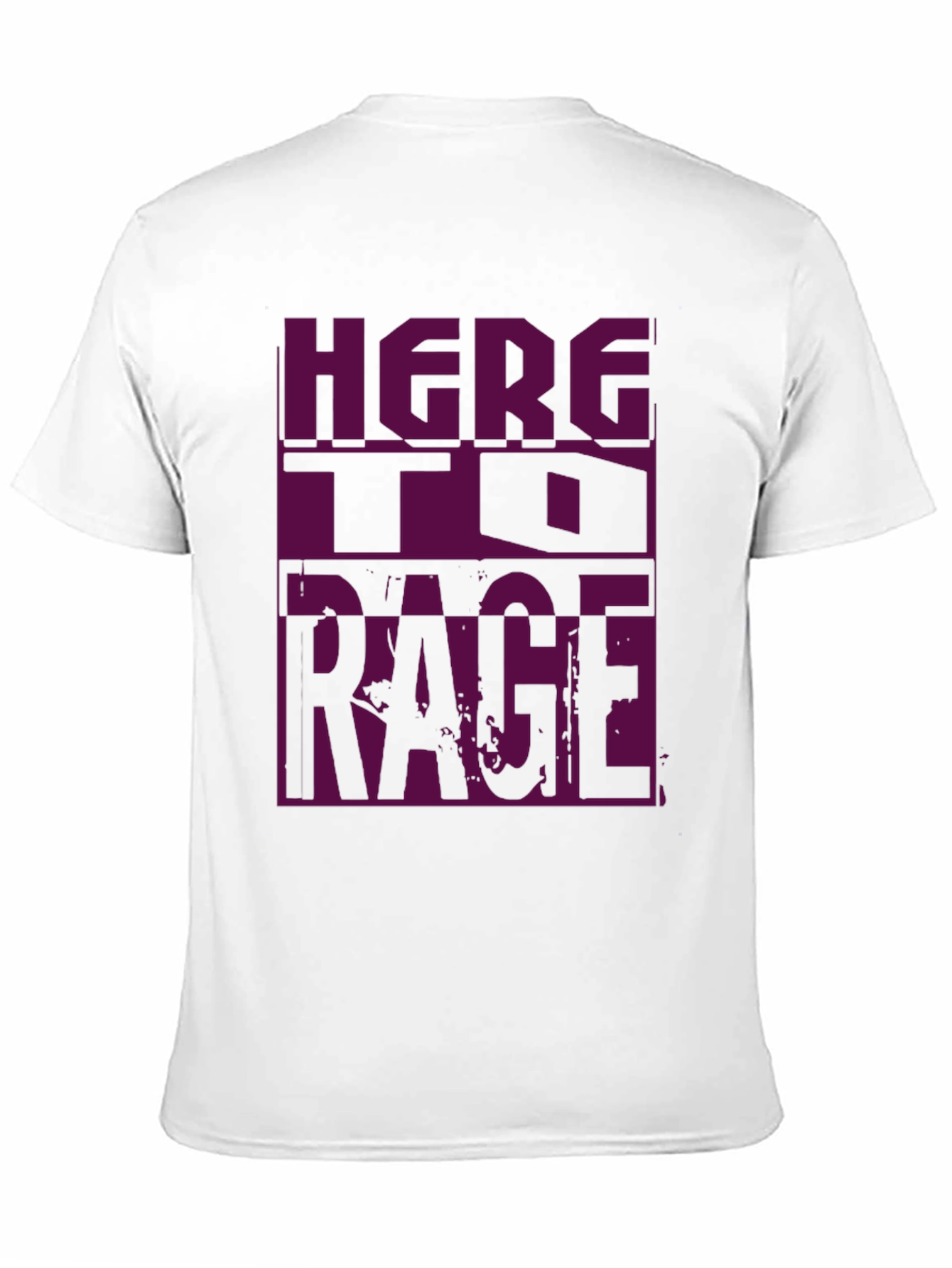 Black Here To Rage Graphic T-Shirt view 11