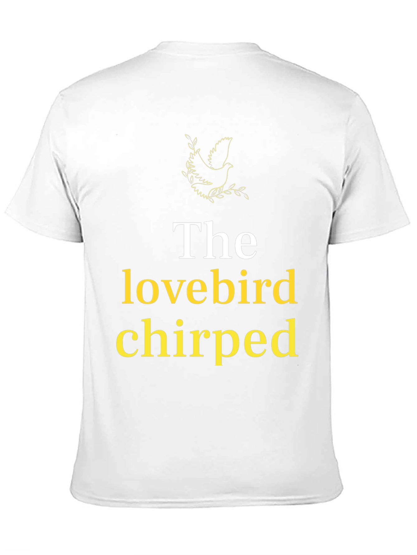 Black The Lovebird Chirped T-Shirt - Soft Cotton Blend view 11