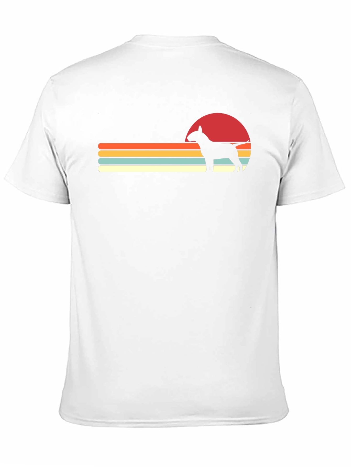 Retro Dog Silhouette T-Shirt - 11