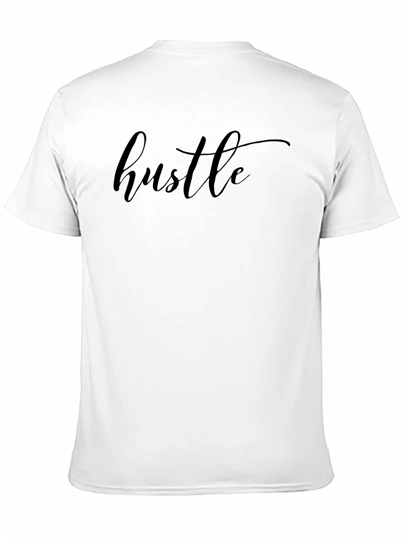 Black Hustle Graphic Tee - Men's Black Short Sleeve Shirt view 11
