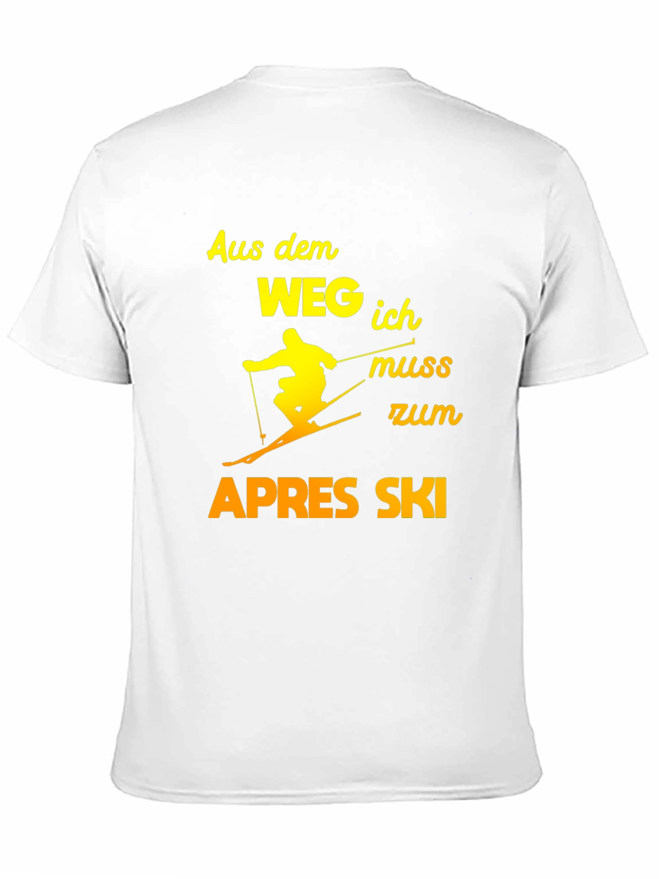 Black Apres Ski T-Shirt - Funny Skiing Tee view 11