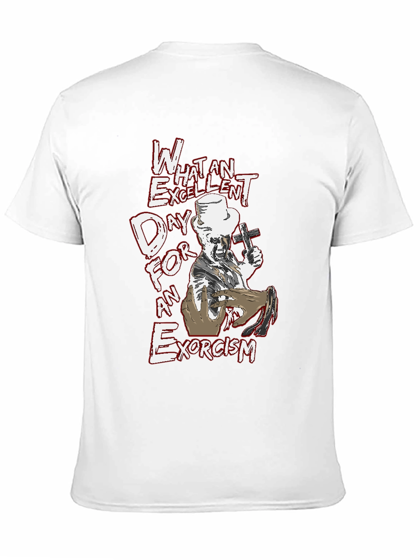 Black Excellent Exorcism T-Shirt - Bold Graphic Tee view 11