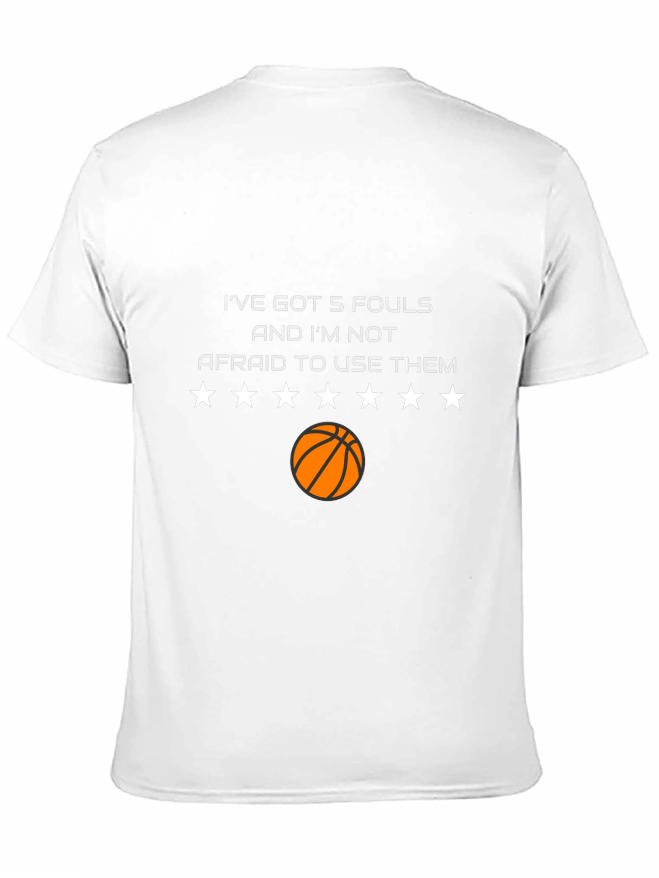 Black I've Got 5 Fouls Basketball T-Shirt view 11