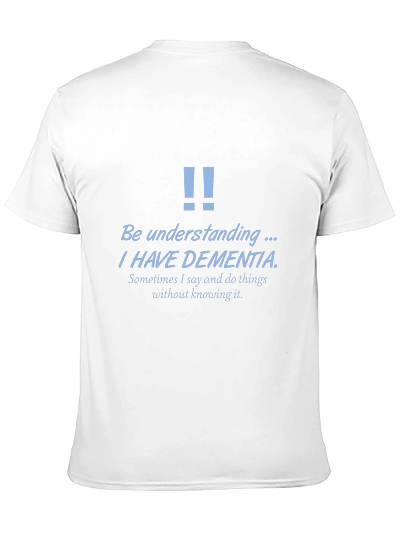 Black Dementia Awareness Graphic Tee - Be Understanding view 11