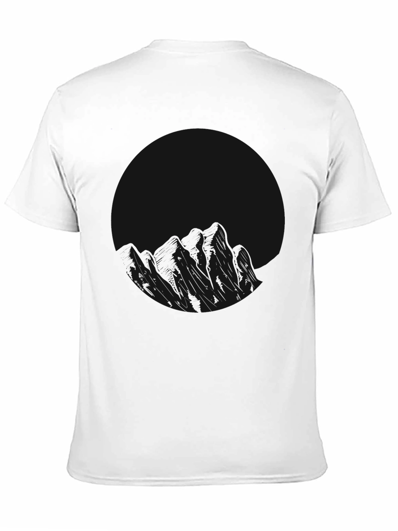 Black Classic Black Crew Neck T-Shirt view 11