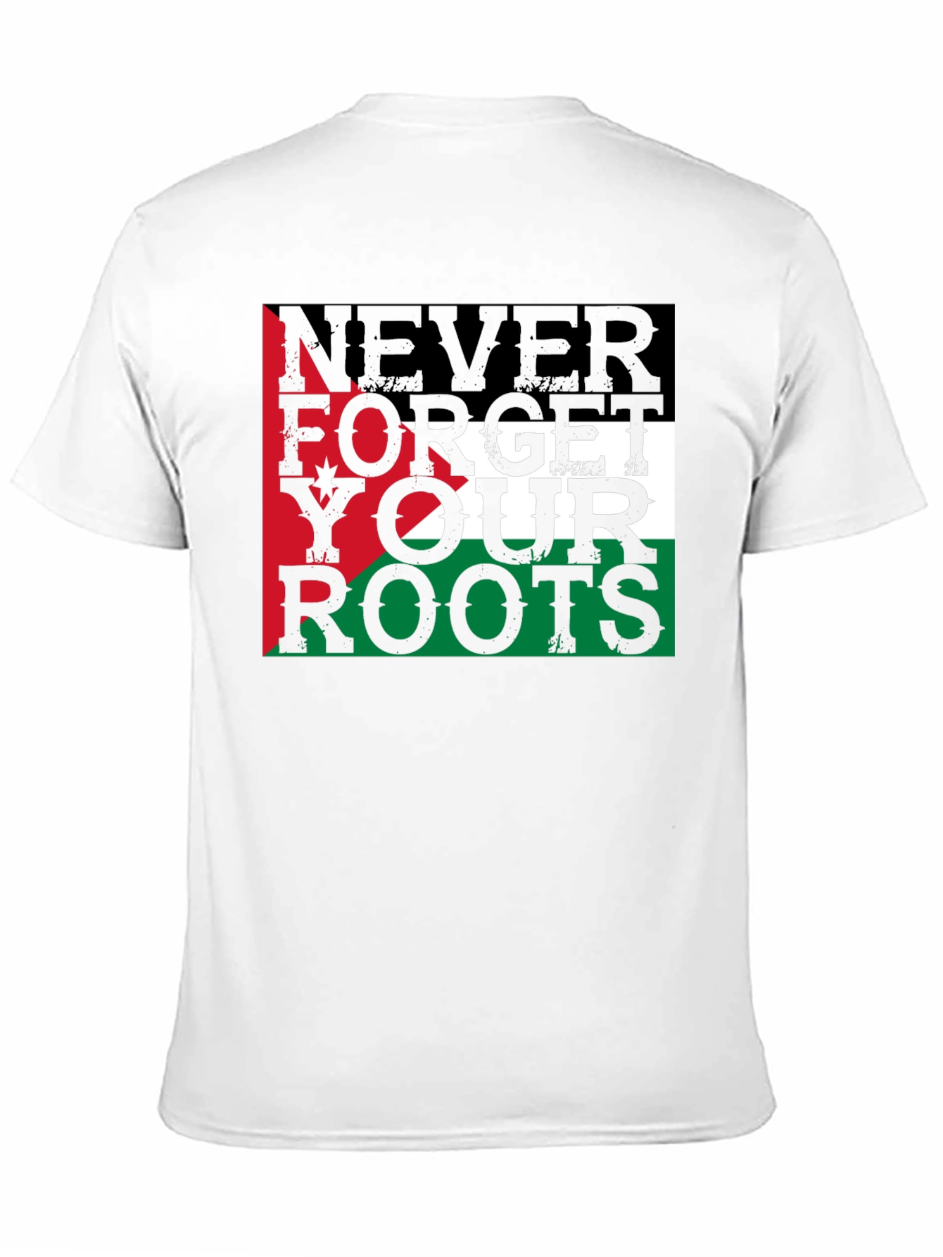 Black Jordan Roots T-Shirt - Never Forget view 11
