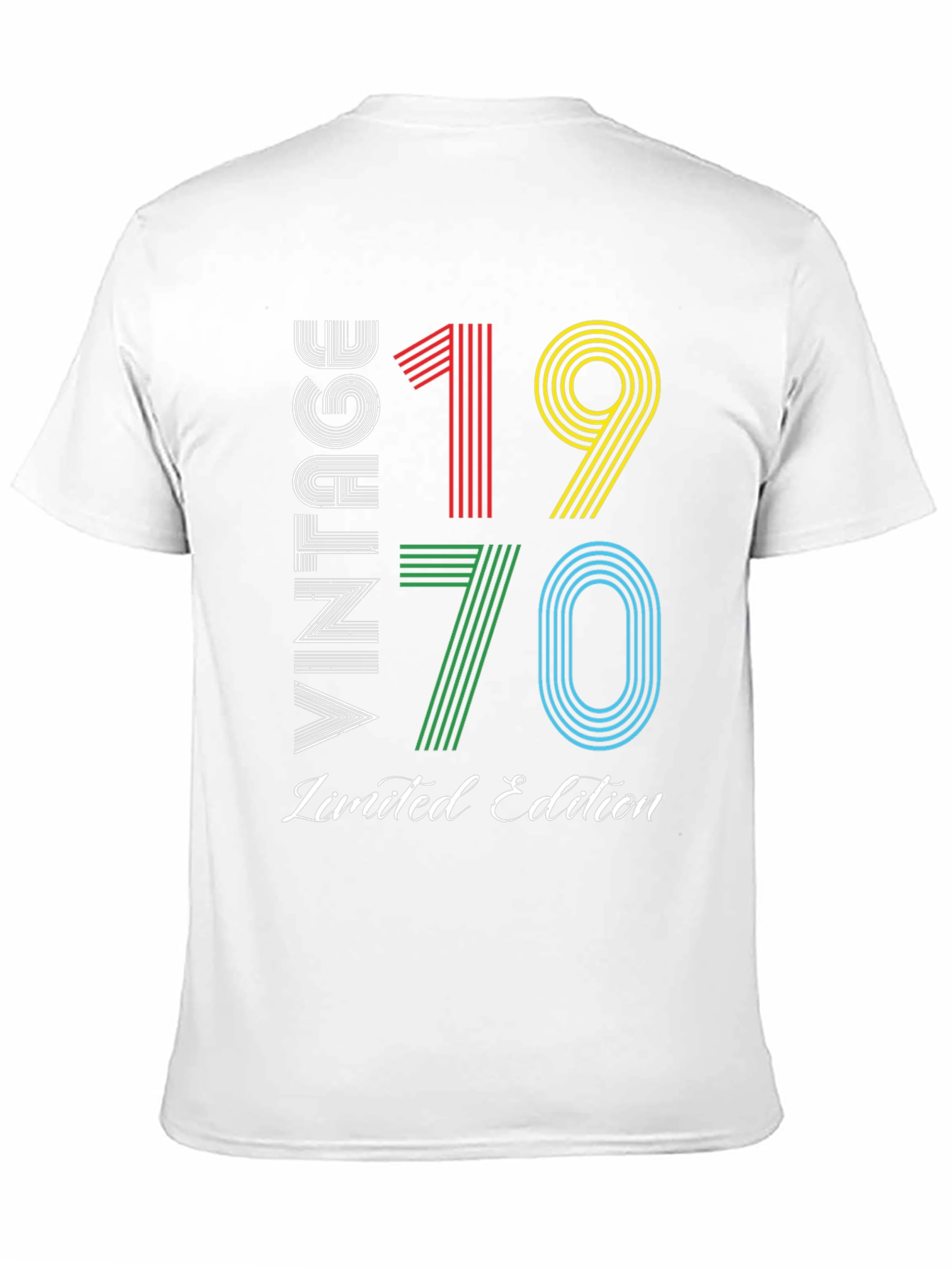 Black Vintage 1970 Limited Edition T-Shirt view 11