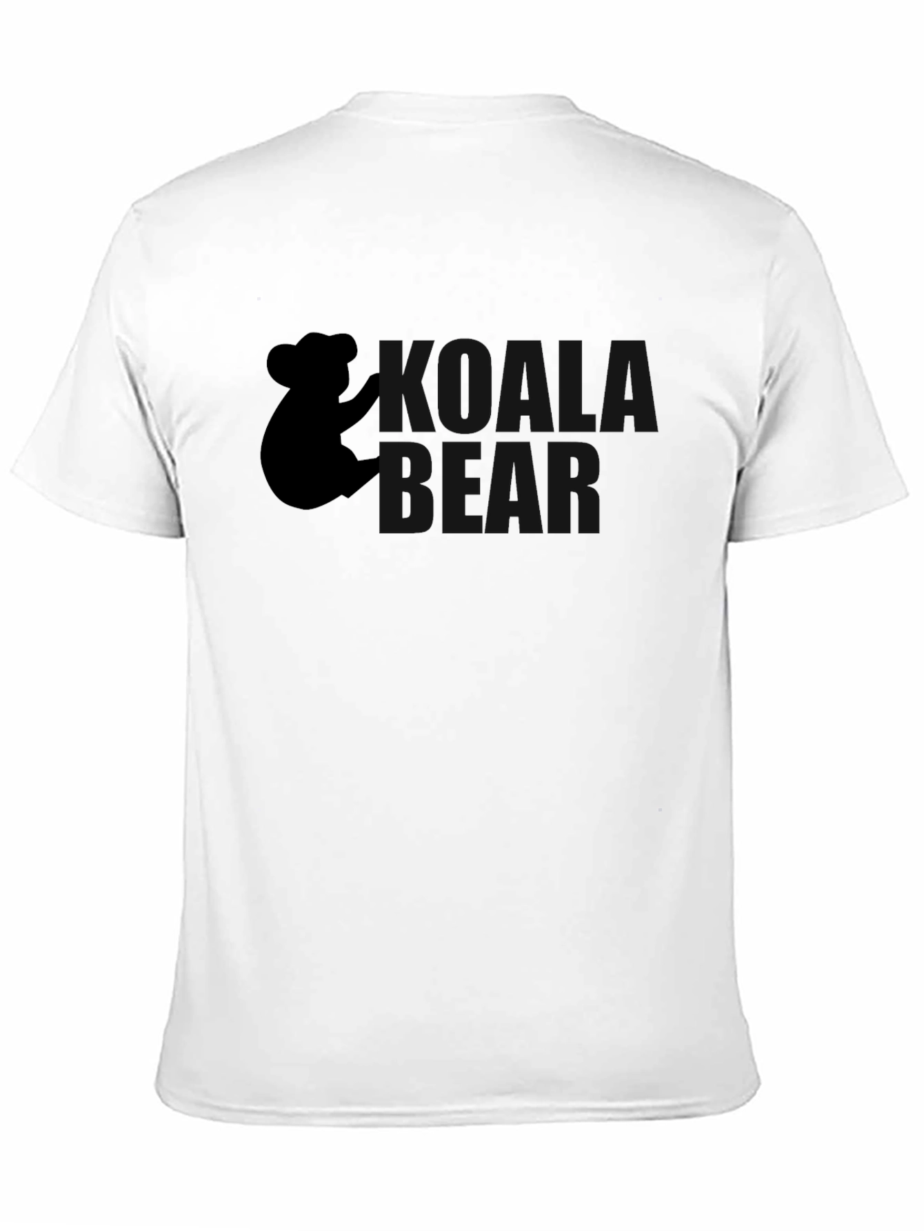 Black Koala Bear Graphic Tee - Soft Cotton Comfort view 11