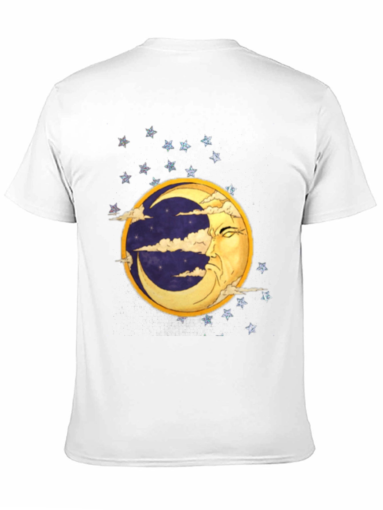 Black Mystic Moon T-Shirt - Celestial Graphic Tee view 11