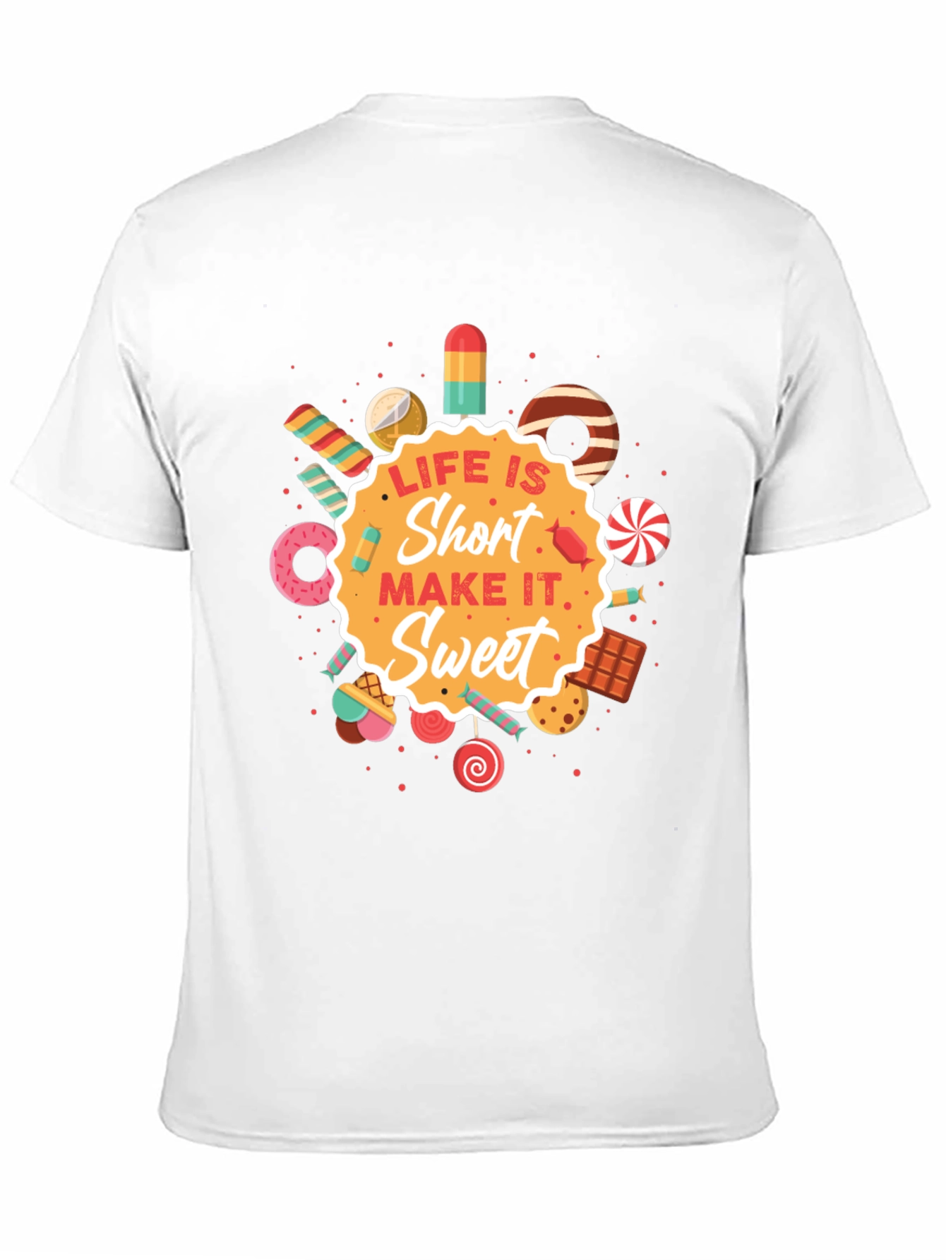 Black Life Is Short Sweet Graphic T-Shirt view 11