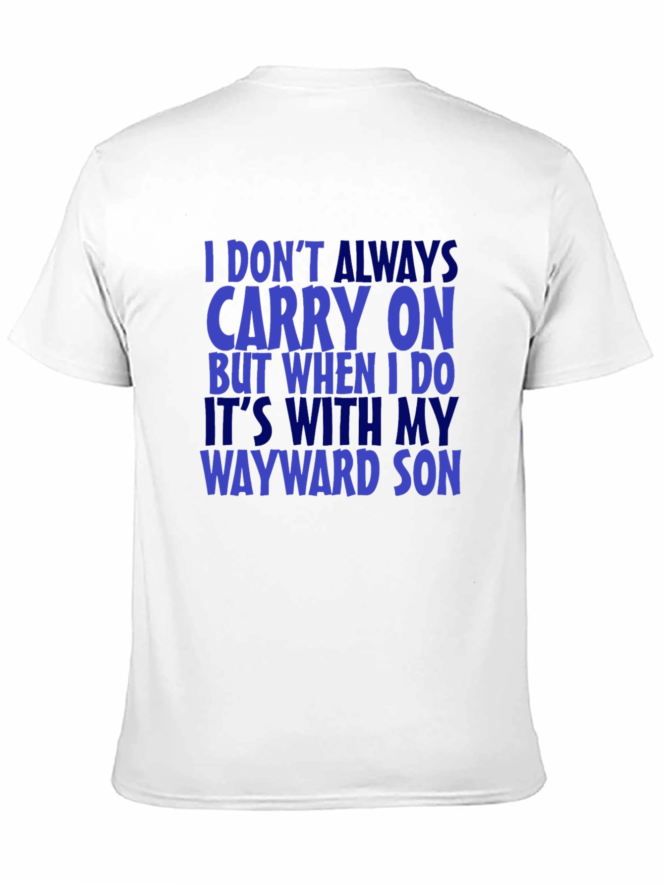 Black Wayward Son T-Shirt - Carry On Design view 11