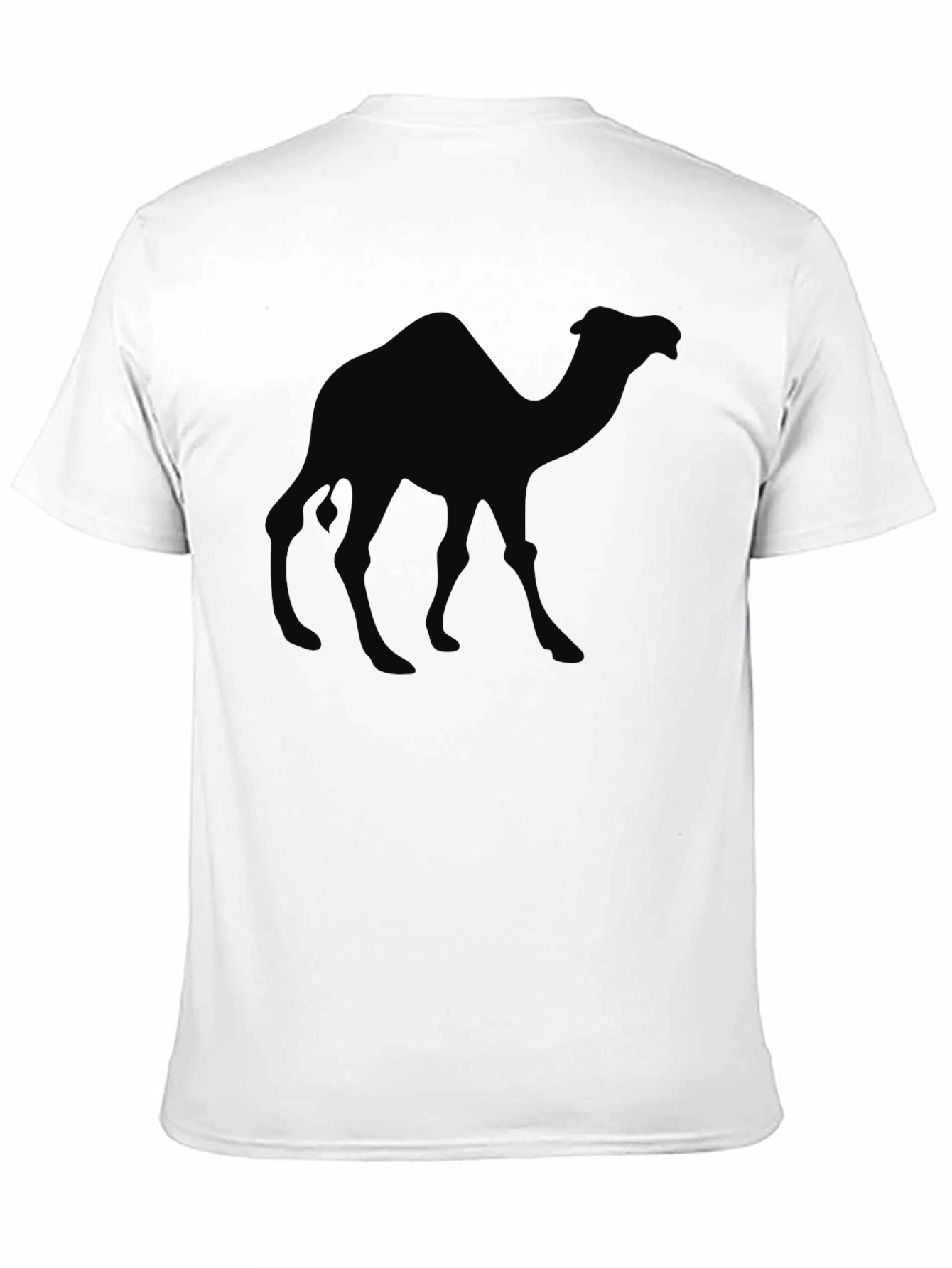 Black Camel Silhouette Black T-Shirt view 11
