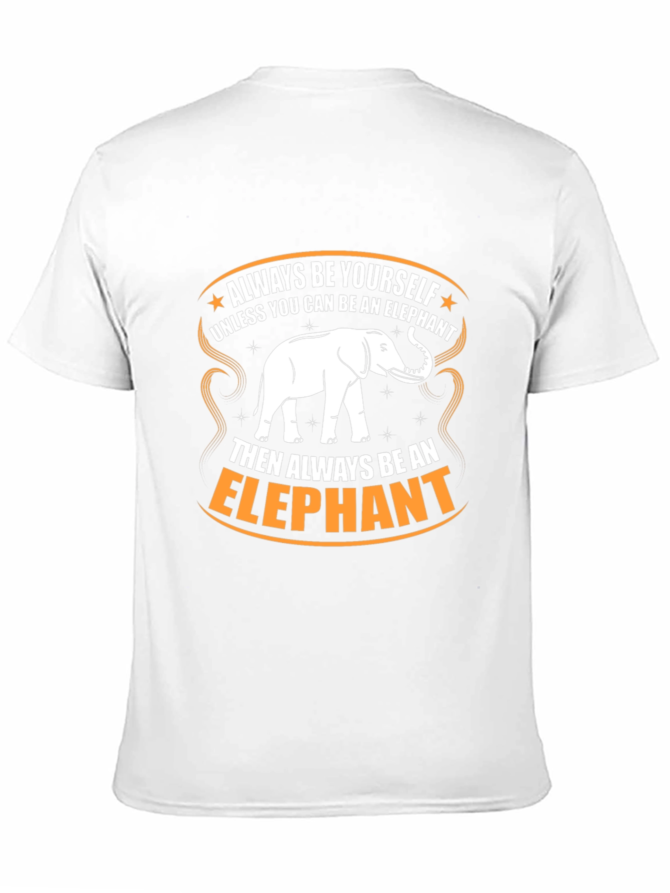 Black Always Be An Elephant Graphic T-Shirt view 11