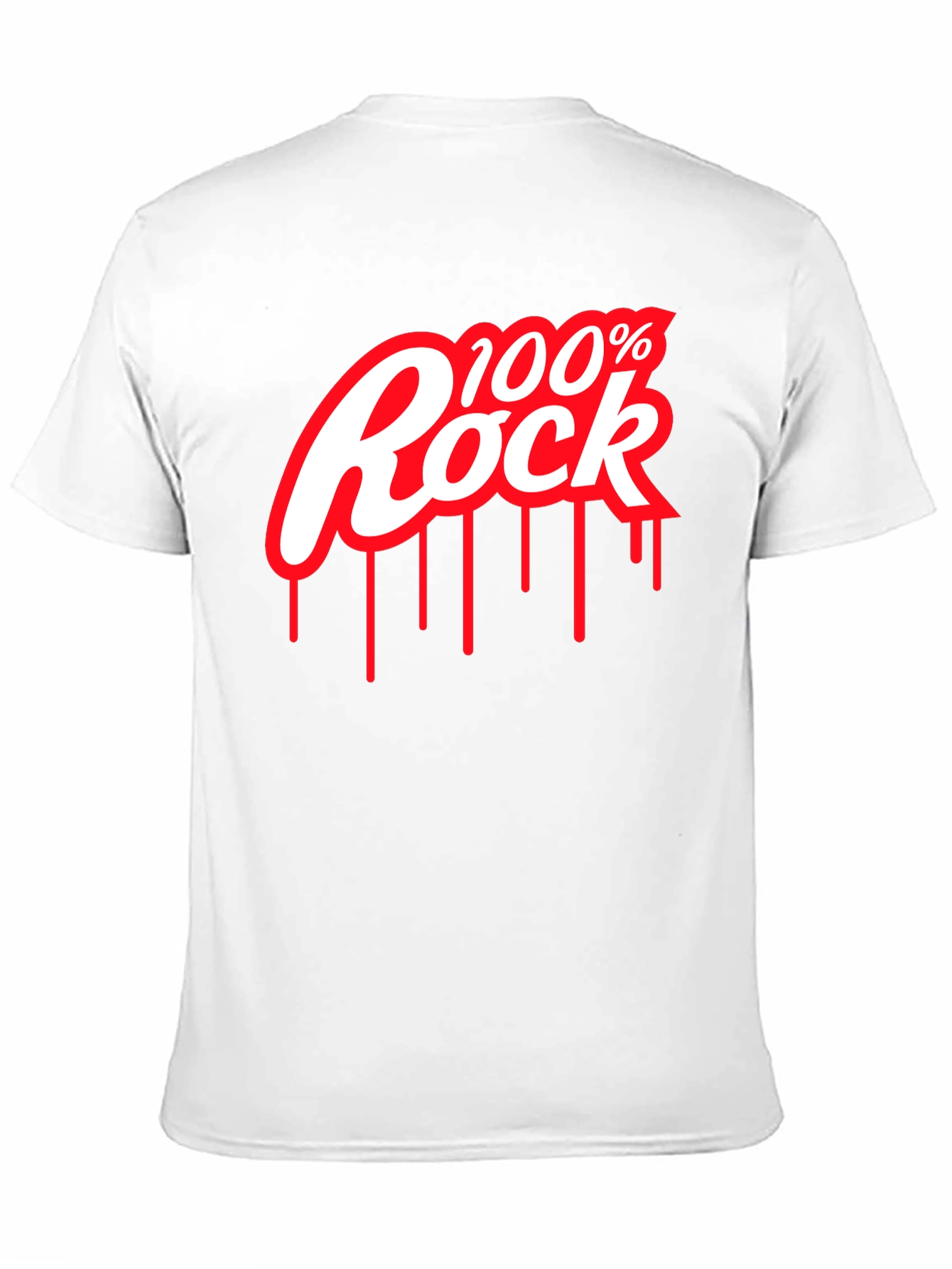 Black 100% Rock Graphic Tee - Black view 11