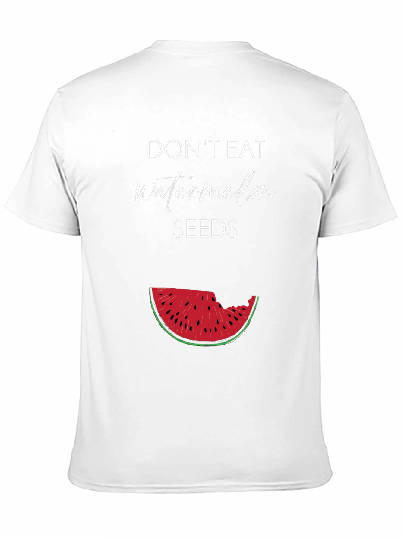Black Don't Eat Watermelon Seeds Graphic Tee view 11